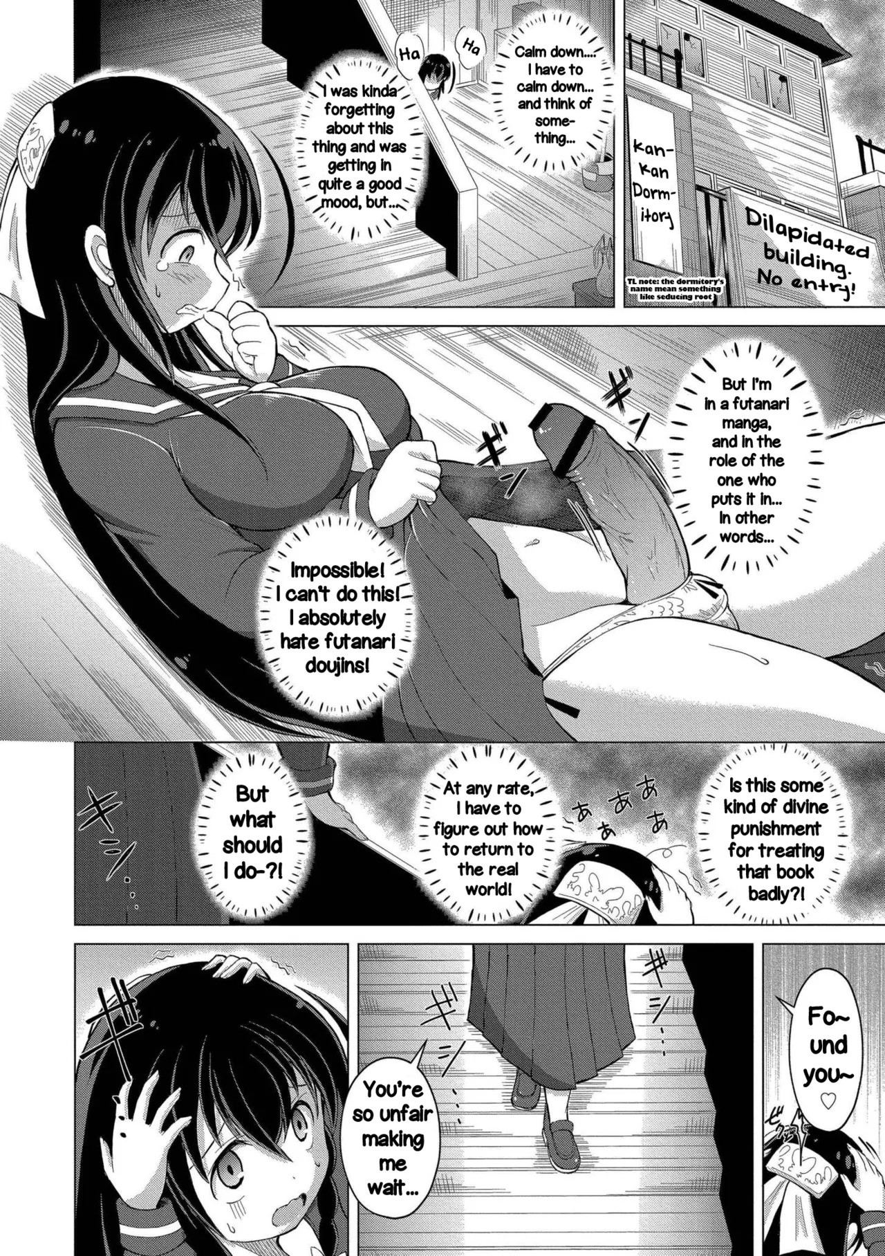 [Amashoku] A Story About Me, the Wallflower Yuri-nerd Getting Spirited Away Into the Penetrative Role in a Futanari Yuri Doujin | Kabeshitenha Yurichuu no Watashi Futanari Yuri Doushi no Saoyaku ni Tensei shita ken (Saishuu Futanari Senyou Sharyou - This car is for "futanari" only.) [English] [Tabunne Scans] [Digital] - Page 10