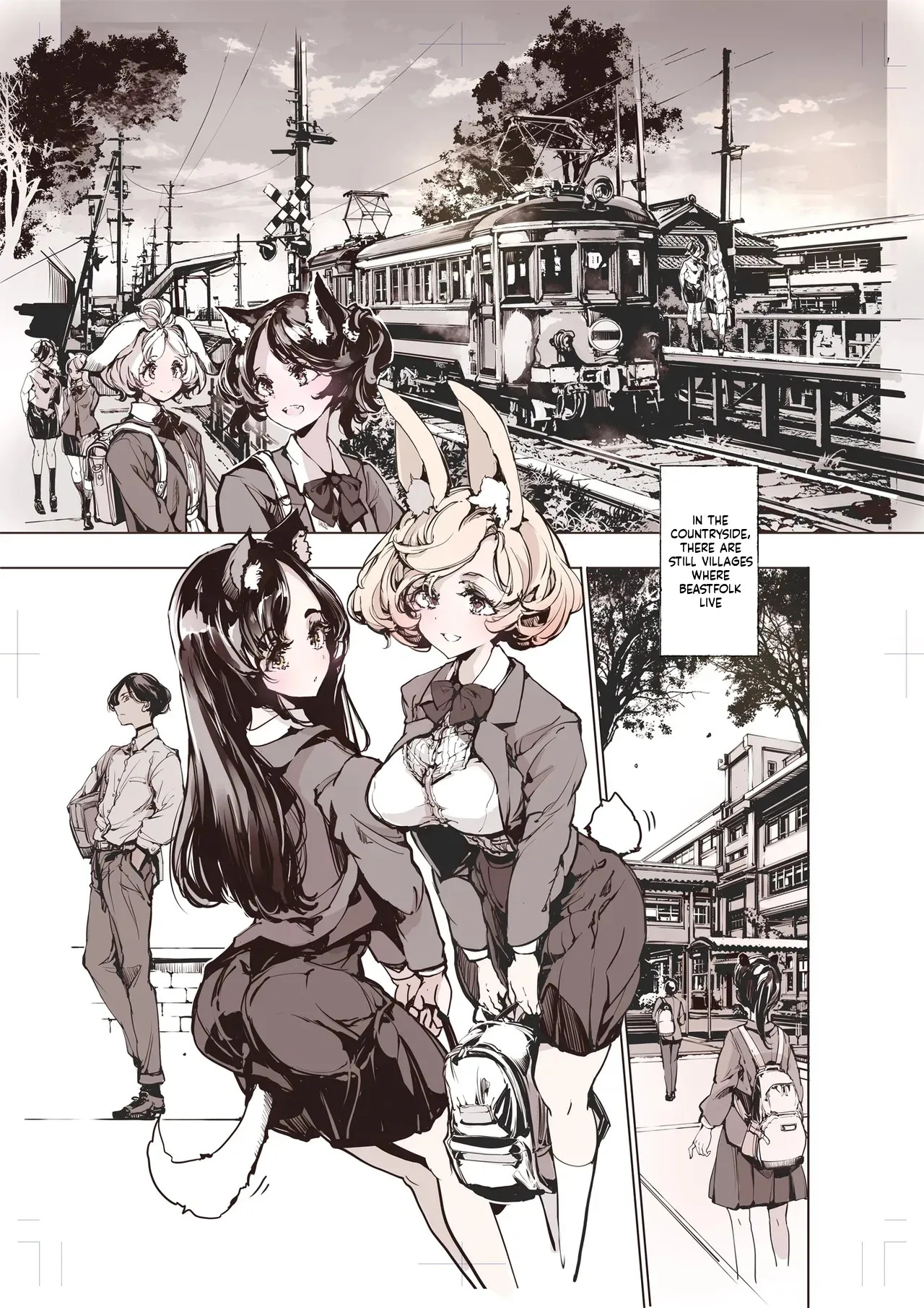 [70 Nenshiki Yuukyuu Kikan (Ohagi-san)] Lycanthropos's Sex Life - Page 4