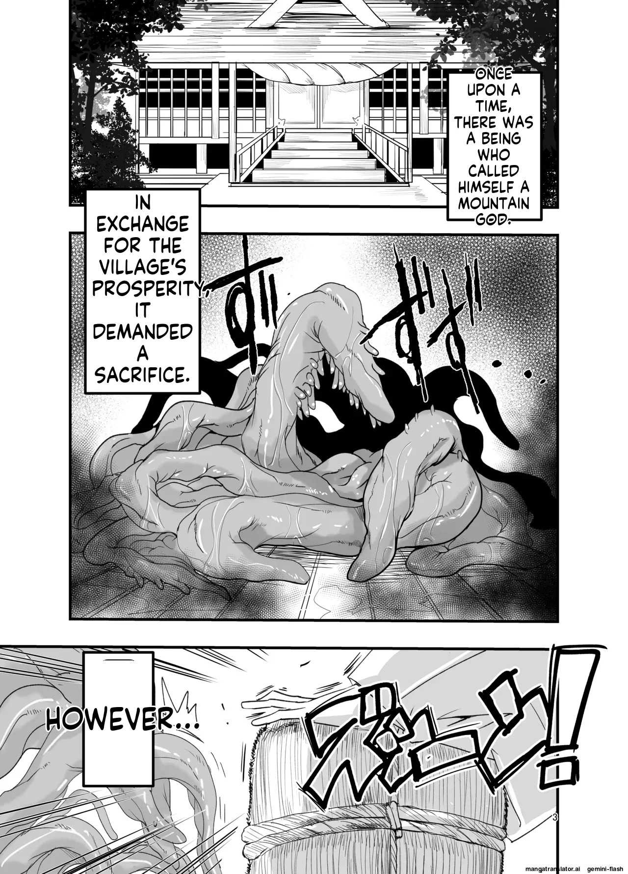 [Adolescense Maru] Shokushu wa Nie ni Wakarasetai! | Tentacles want to make the sacrifice understand! [English] - Page 3