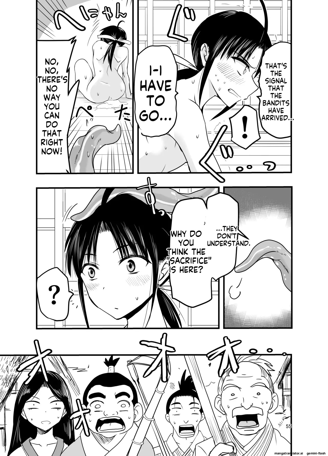 [Adolescense Maru] Shokushu wa Nie ni Wakarasetai! | Tentacles want to make the sacrifice understand! [English] - Page 55
