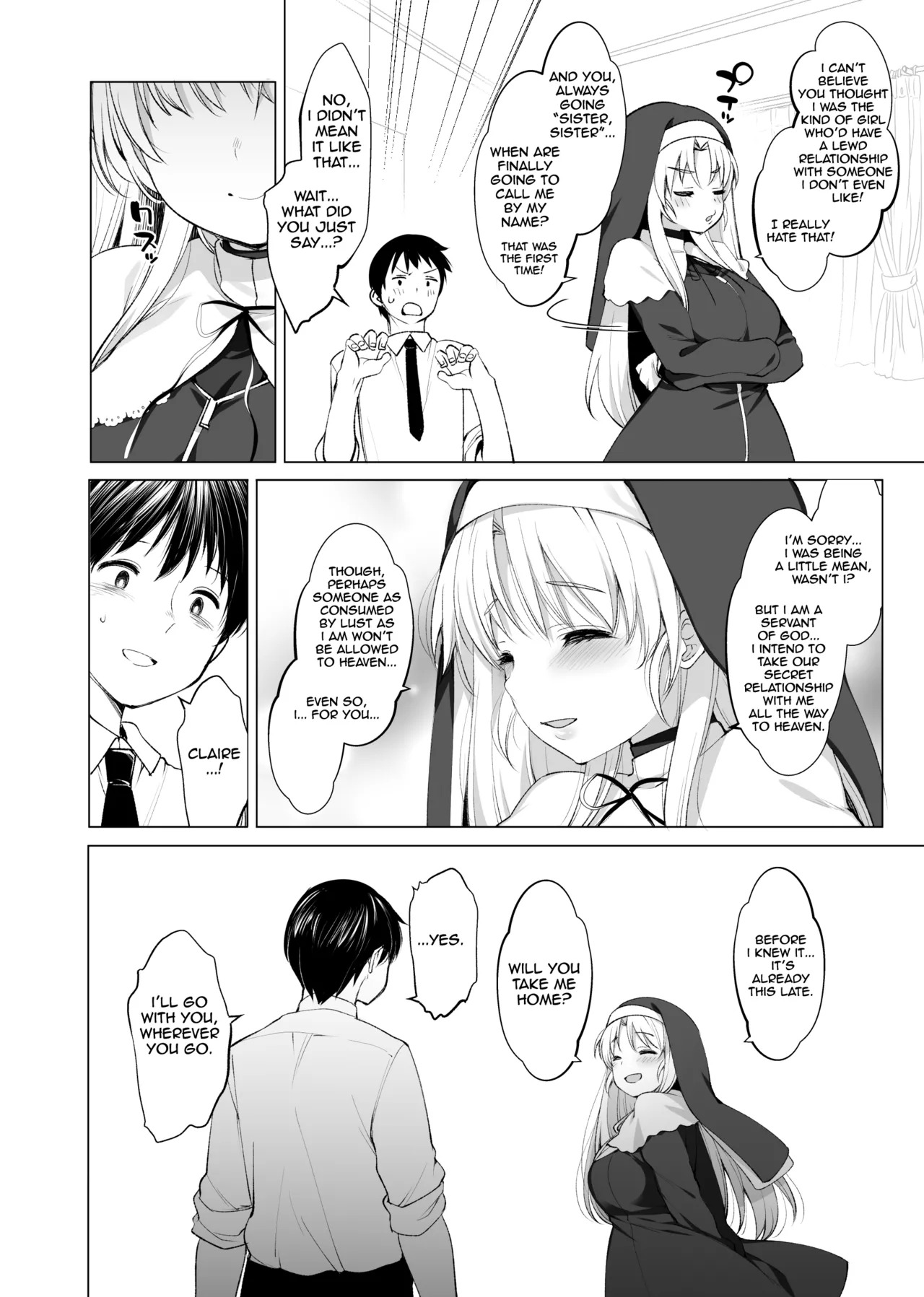 Sister Cleaire no Midara na Himitsu - Sister Claire's Indecent Secret (Sister Cleaire) [English] [Downbad Translations] [Digital] - Page 25