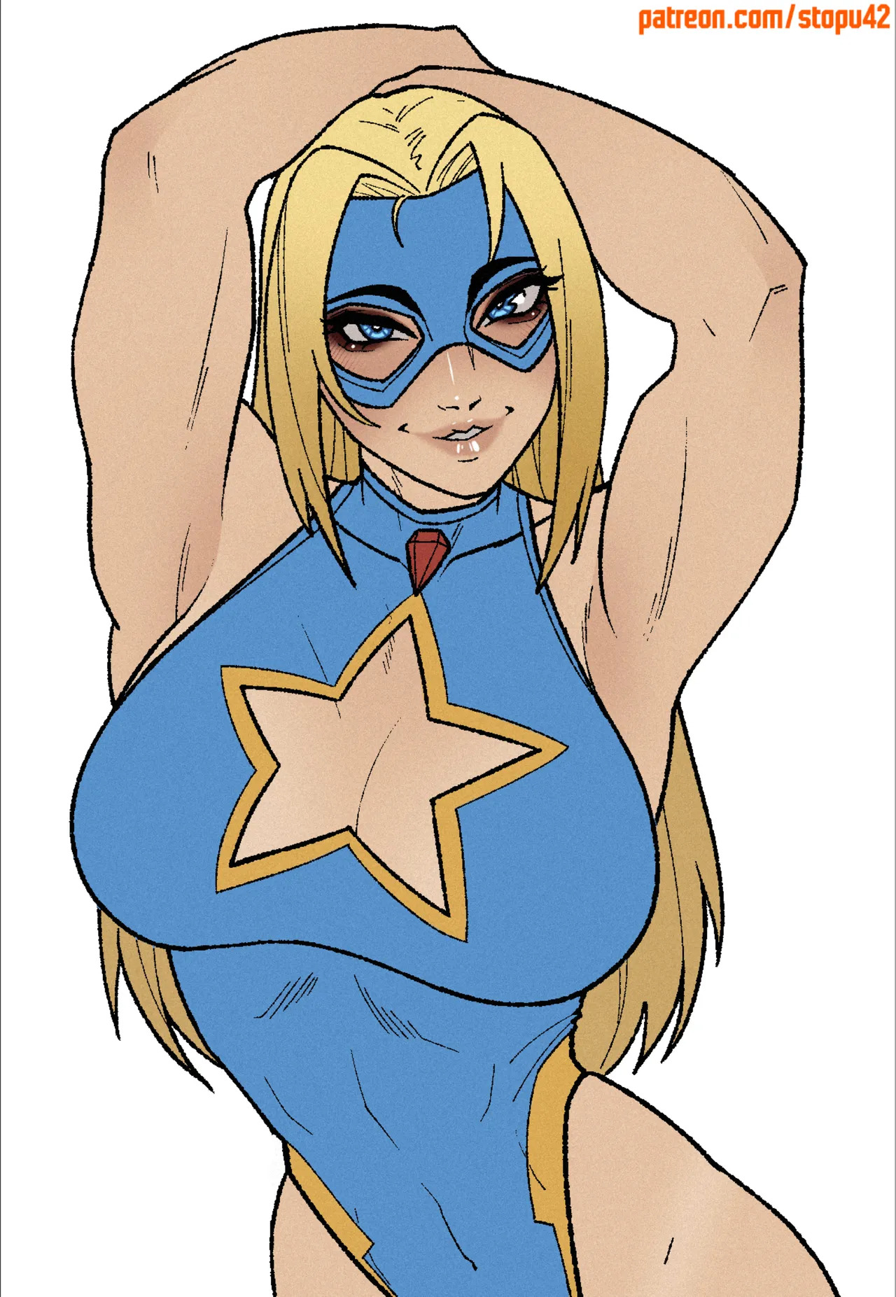 [stopu42] Blonde Blazer, Cammy White, Lilith Aensland, Magik, Nemona and Raven (Patreon) - Page 1