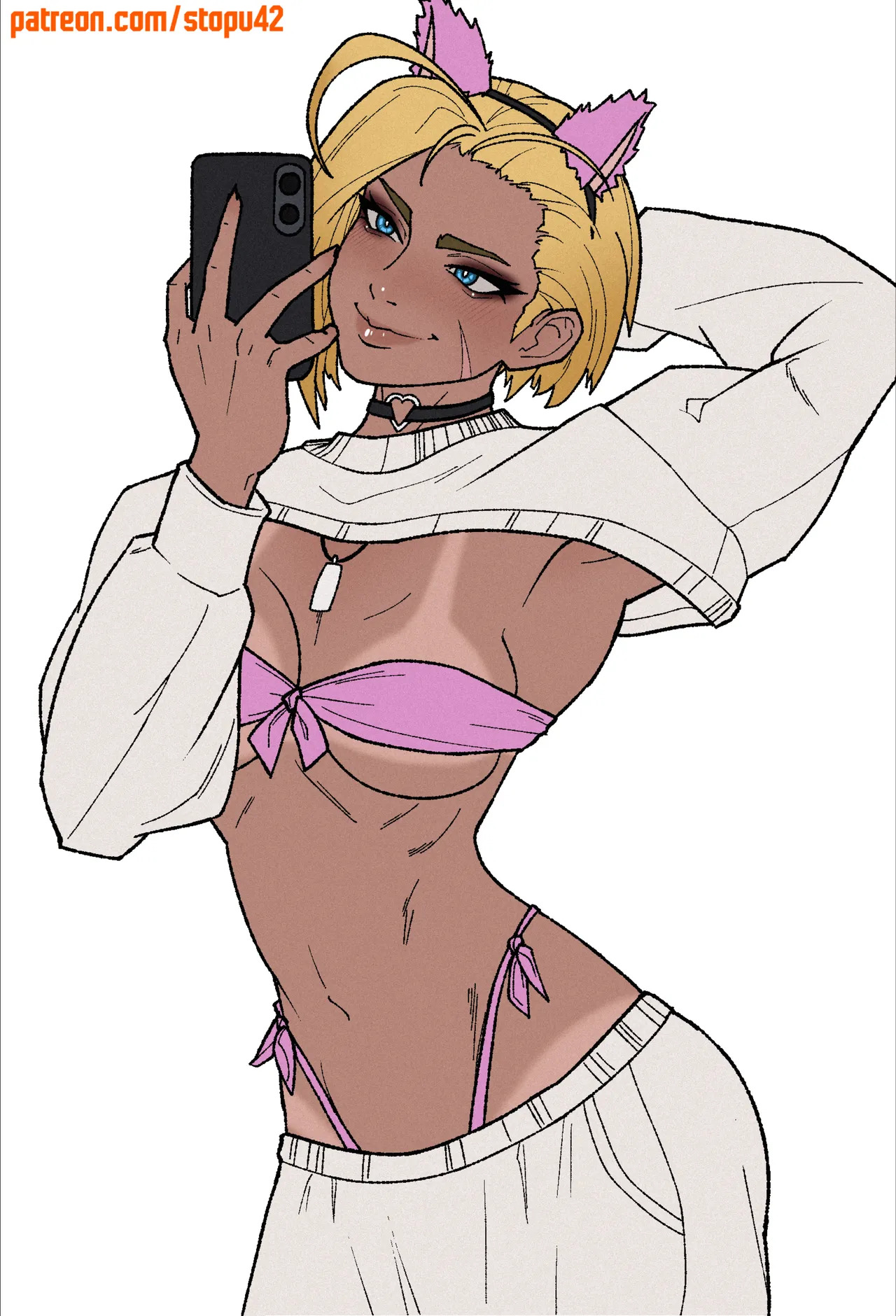 [stopu42] Blonde Blazer, Cammy White, Lilith Aensland, Magik, Nemona and Raven (Patreon) - Page 3