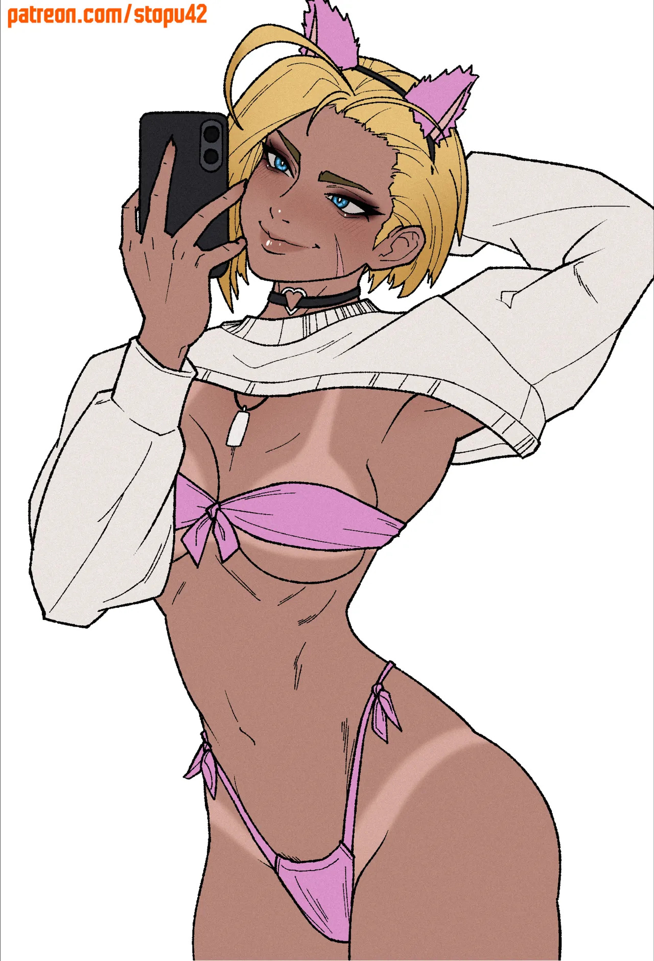 [stopu42] Blonde Blazer, Cammy White, Lilith Aensland, Magik, Nemona and Raven (Patreon) - Page 4