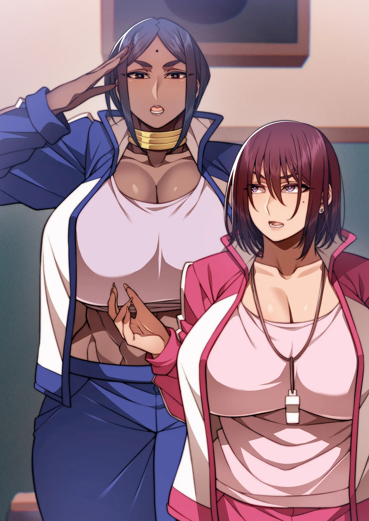 [Mousou Engine (Korotsuke)] Tsugou no Ii Mesu Otsubone Taiiku Kyoushi Hen Part 1 & 2 + bonus art [Digital] - Page 39