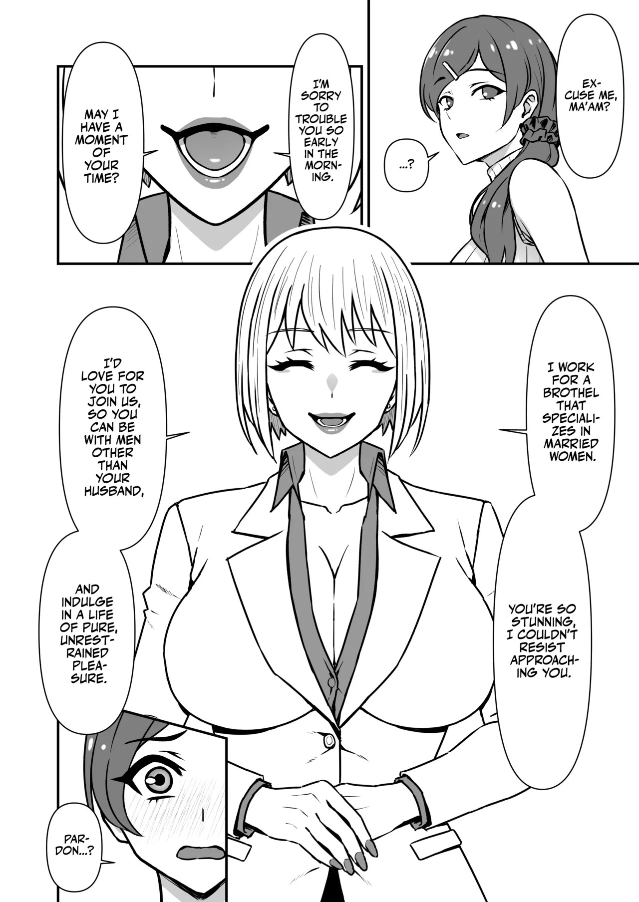 [Karino Keshouhin (Karino Teru)] Hitozuma Kairou ~Danna Omoi no Hitozuma wa Saimin de Midara na Fuuzokujou e Kawarihateru~ | Married Woman Rebrand [English] [Team Rabu2] [Digital] - Page 3