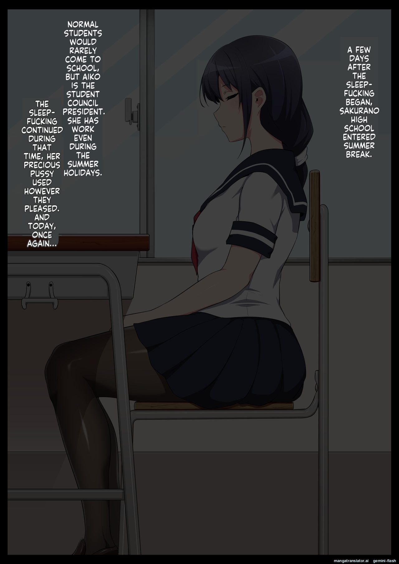 [Semakute Kurai (Kyouan)] Gakkou Jiman no Bishoujo Seitokaichou o Seibyou Mochi no OwaCon Onna ni Otosu Hanashi 1 - Page 36