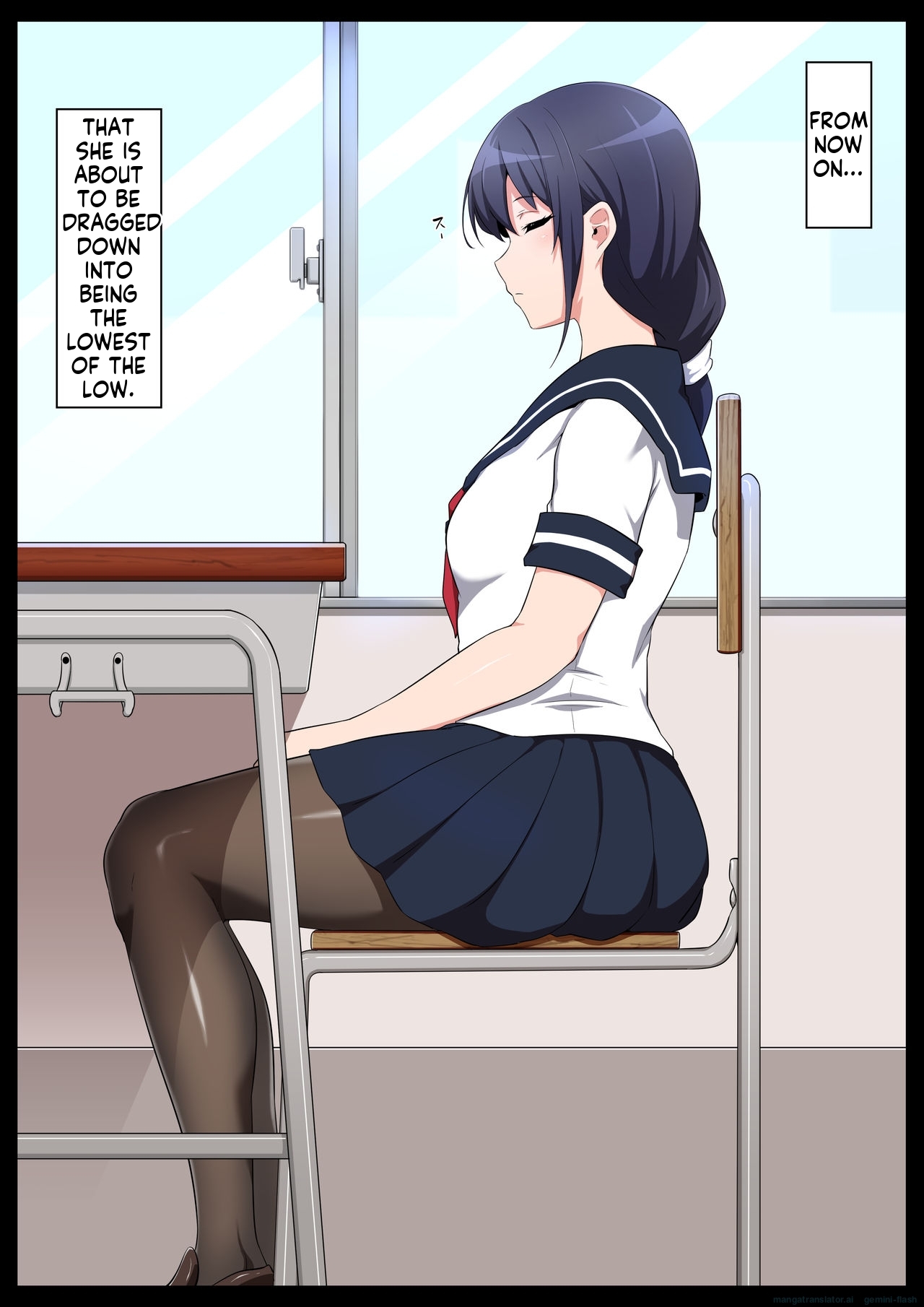 [Semakute Kurai (Kyouan)] Gakkou Jiman no Bishoujo Seitokaichou o Seibyou Mochi no OwaCon Onna ni Otosu Hanashi 1 - Page 7