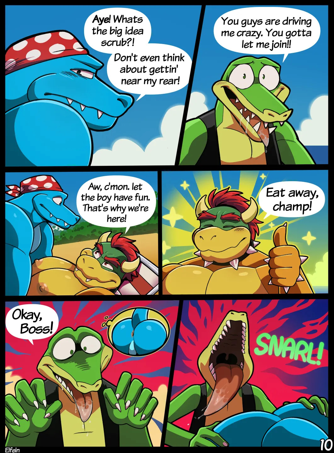 [Elfein] BOWSER Krocodile Kountry [Eng] - Page 11