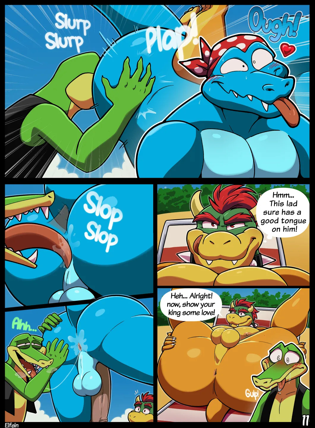 [Elfein] BOWSER Krocodile Kountry [Eng] - Page 12