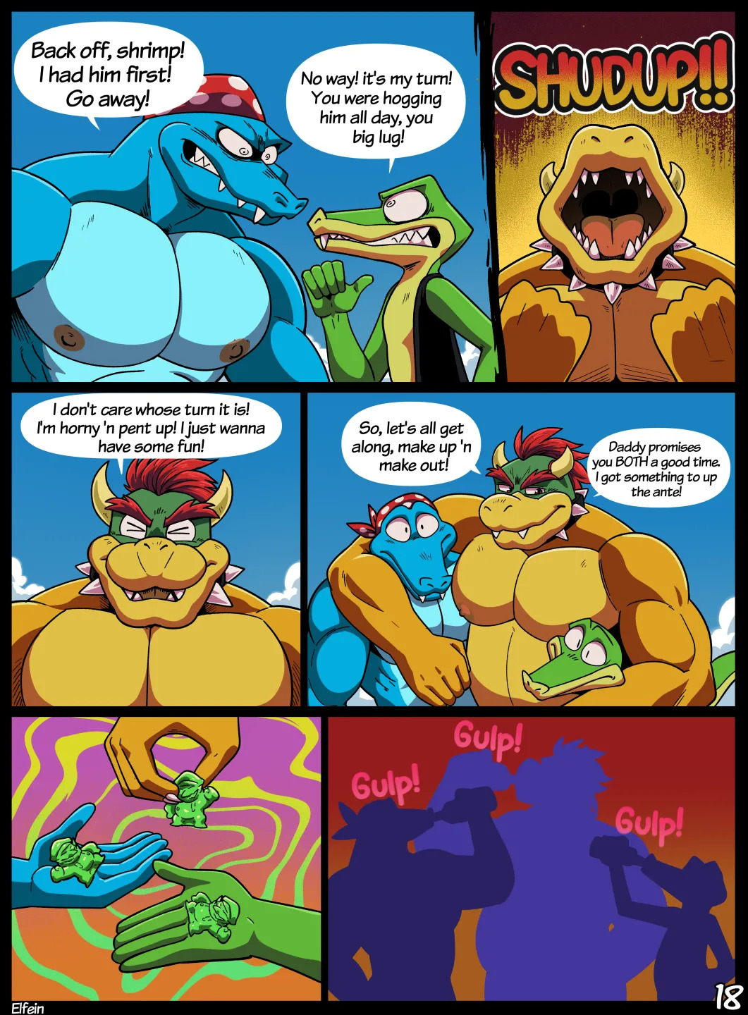 [Elfein] BOWSER Krocodile Kountry [Eng] - Page 19