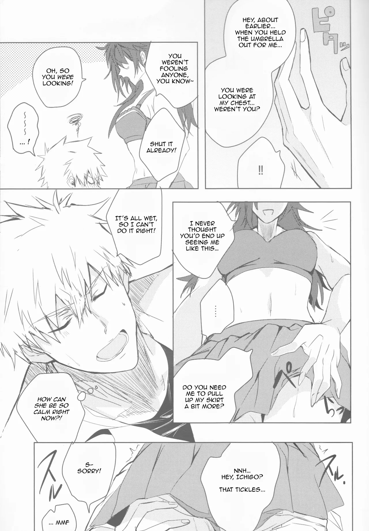 [Femme Fatale no Yuuutsu (Sagara)] Ceaseless Lustful Rain (Bleach) [English] [kireiTL] - Page 21