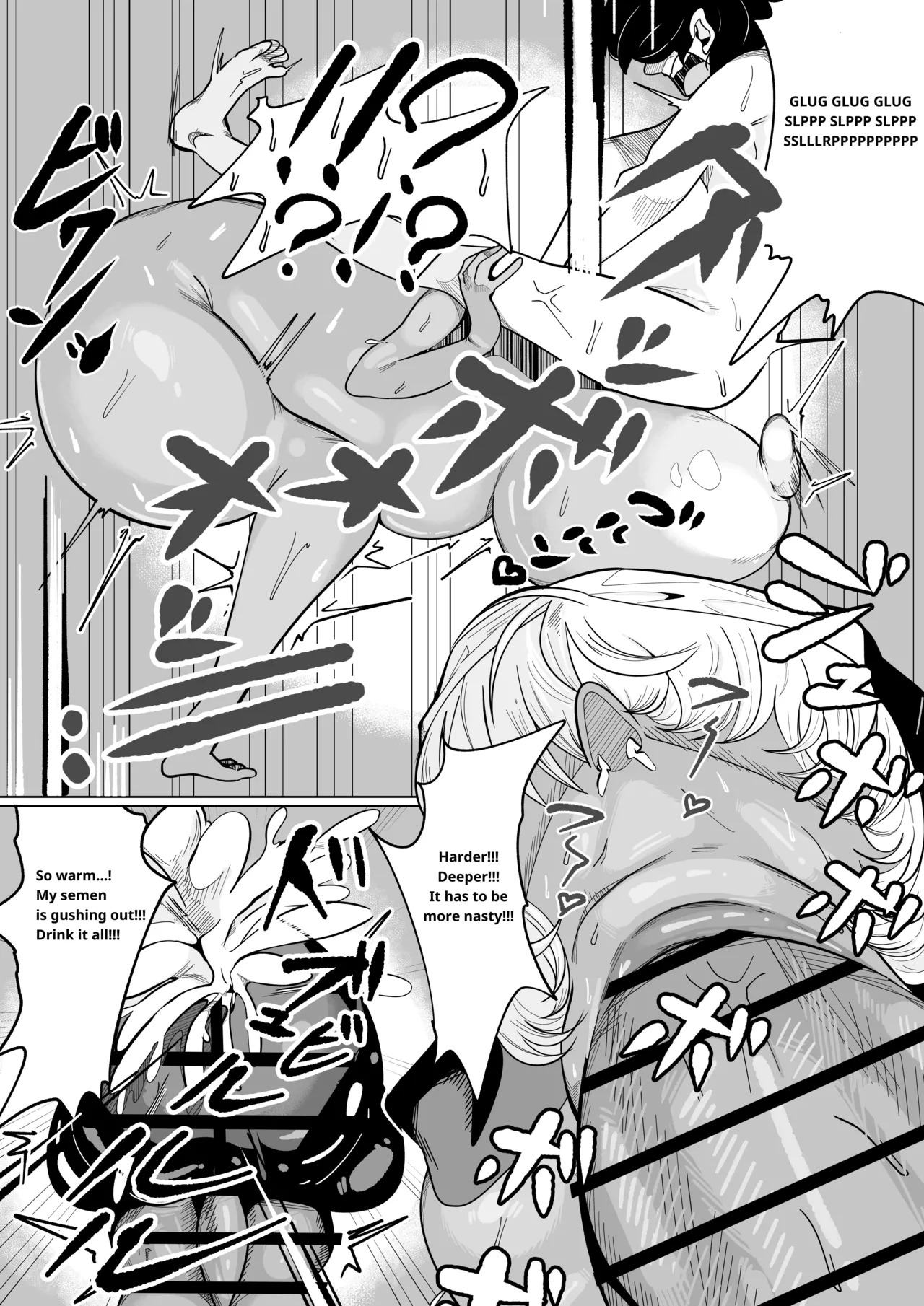 [Fusion] A quiet but assertive big-breasted, mechanical sister is violated by a cocky boy's boss monkey dick, and her whole body is covered in juices in this beastly sex scene - Page 18