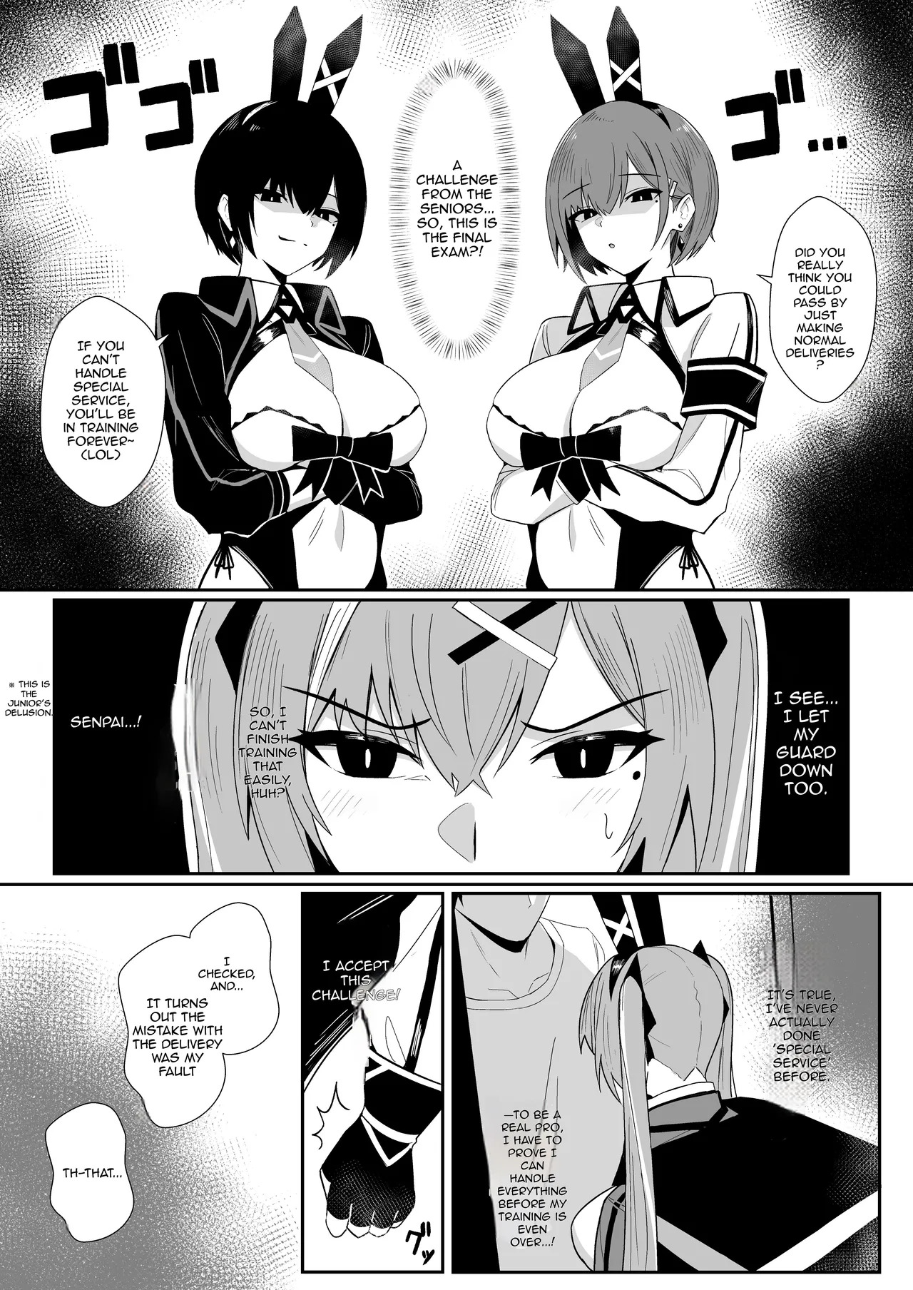 [HoneyRoad (Bee Doushi)] Haitatsu Bunny Girl to Service Ecchi 4 - Delivery Bunny Girl [English] [Digital] - Page 11