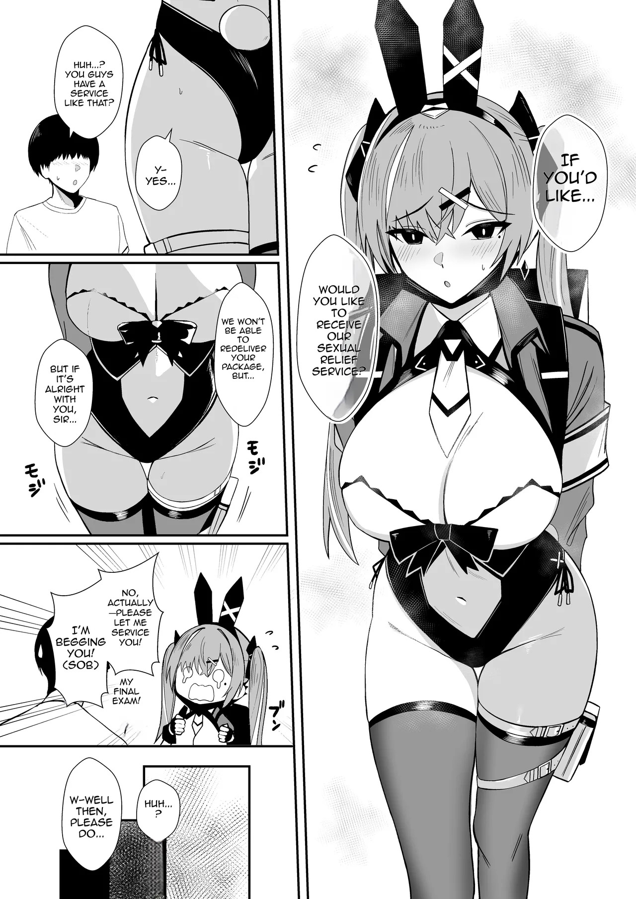 [HoneyRoad (Bee Doushi)] Haitatsu Bunny Girl to Service Ecchi 4 - Delivery Bunny Girl [English] [Digital] - Page 12