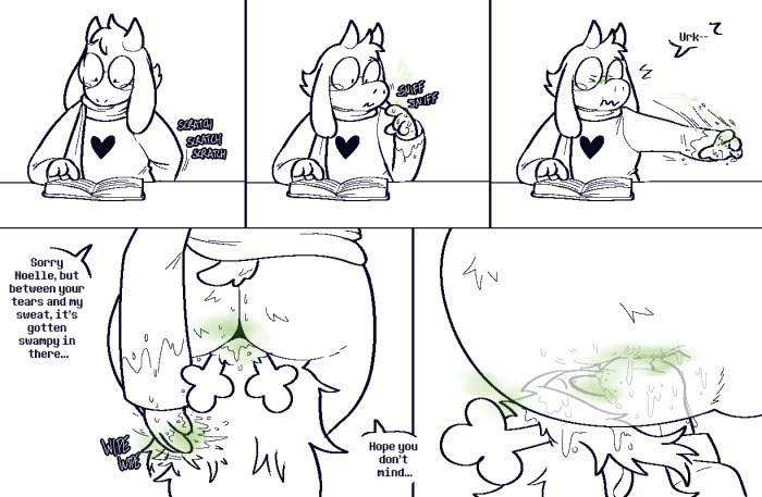 [Ti-ling] Noelle helps Ralsei with a Spell