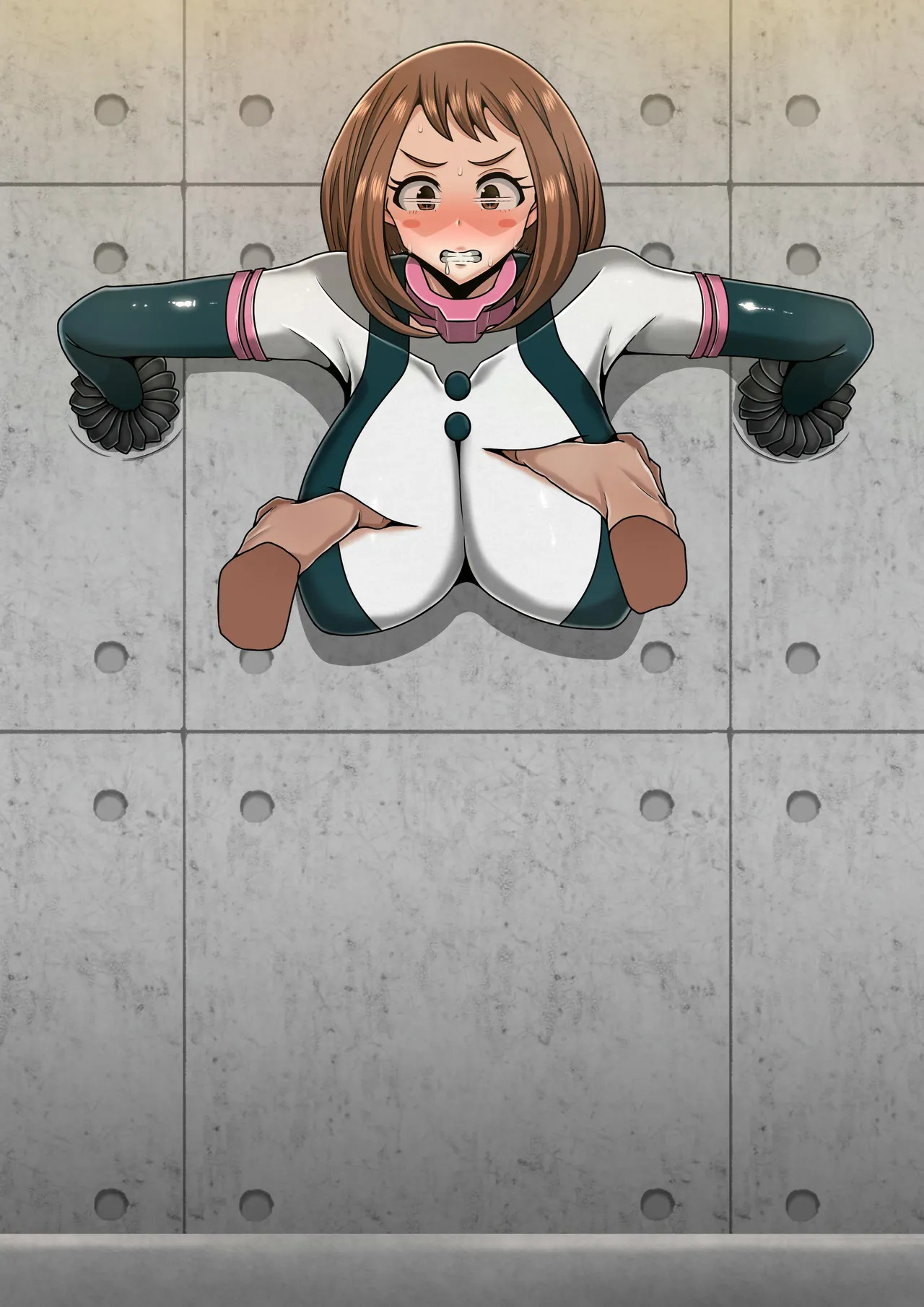 [Petanko Fish (Migimu Karei)] 僕の膨乳パイデミア (My Hero Academia) - Page 386