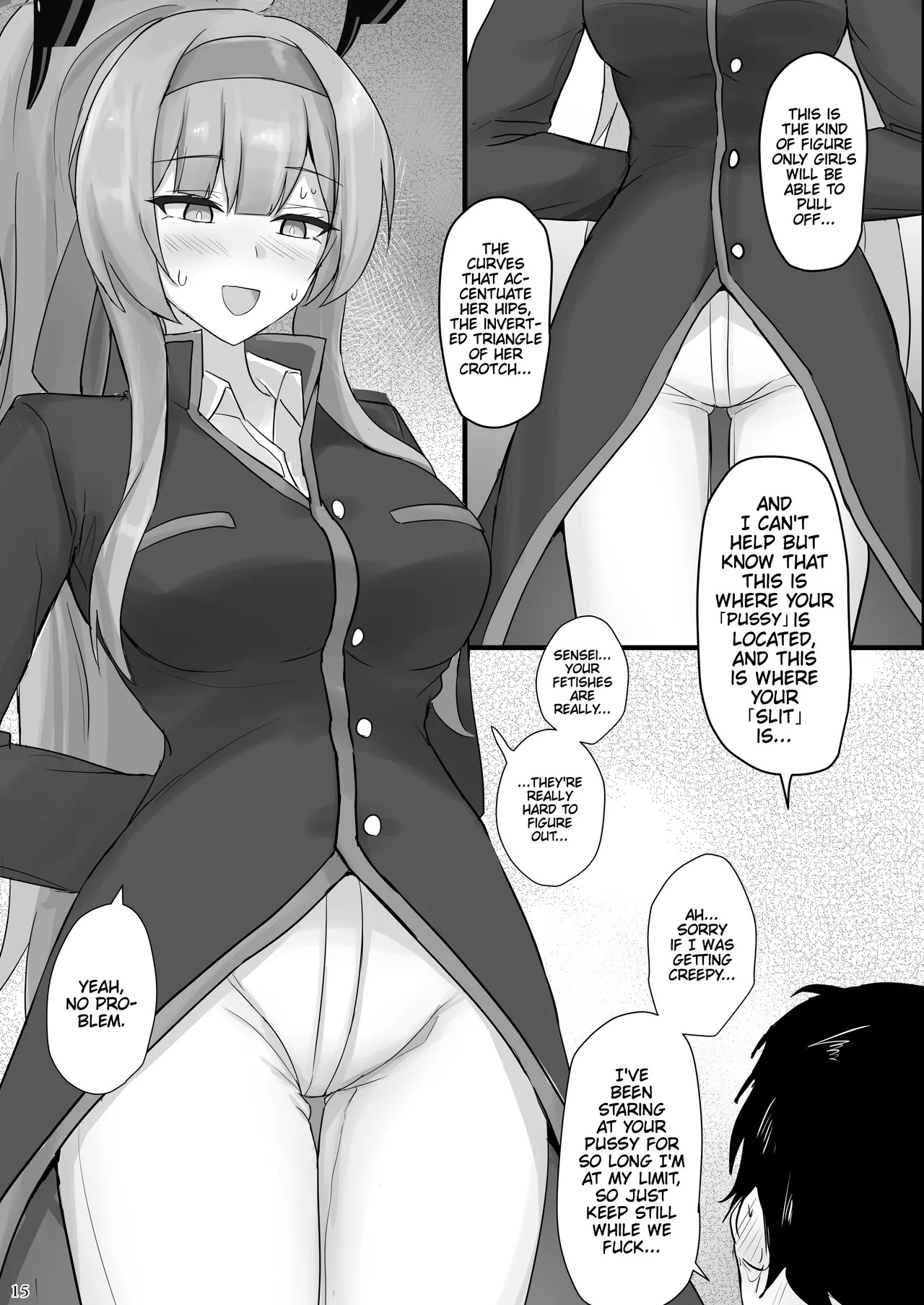 [Hakuginmokusei (Poshi)] Utaha de Shiko Seikatsu | My Life Fapping to Utaha (Blue Archive) [English] [Thighs] [Digital] - Page 14