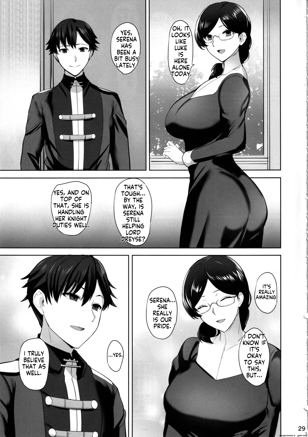 (C105) [Tamagobou (Kumakiti)] Otosareru Kishi no Hanashi AI MTL ENG - Page 31