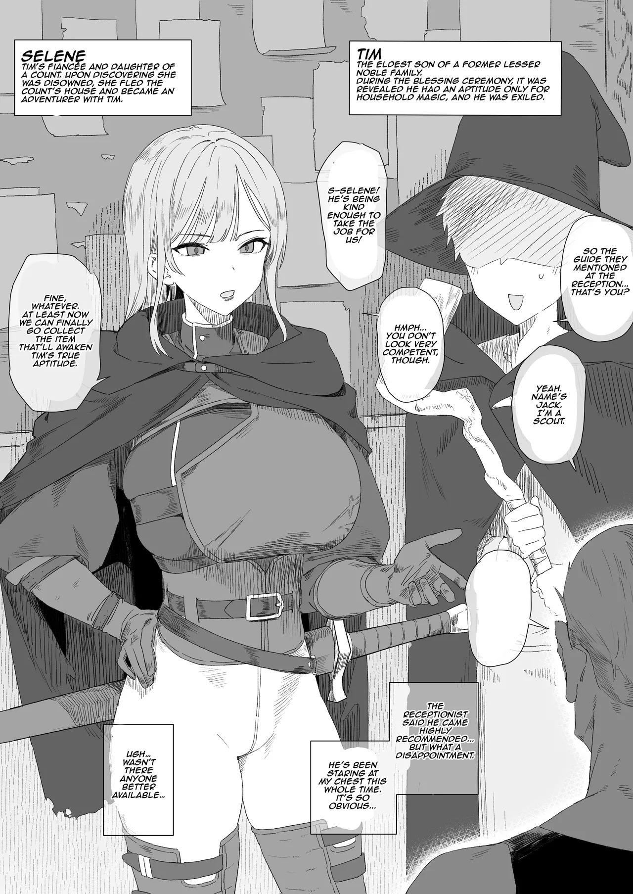 [Aoyagi Kabota] Ie o tsuihou saretemo tsuite kite kureta konyakusha ga inmon no saiin ni kusshite hoka no otoko no mono ni nacchau yatsu | My fiancée who followed me even after I was banished ends up giving in to the lewd crest’s curse and becomes another man’s woman [English] [Aishi21] - Page 1