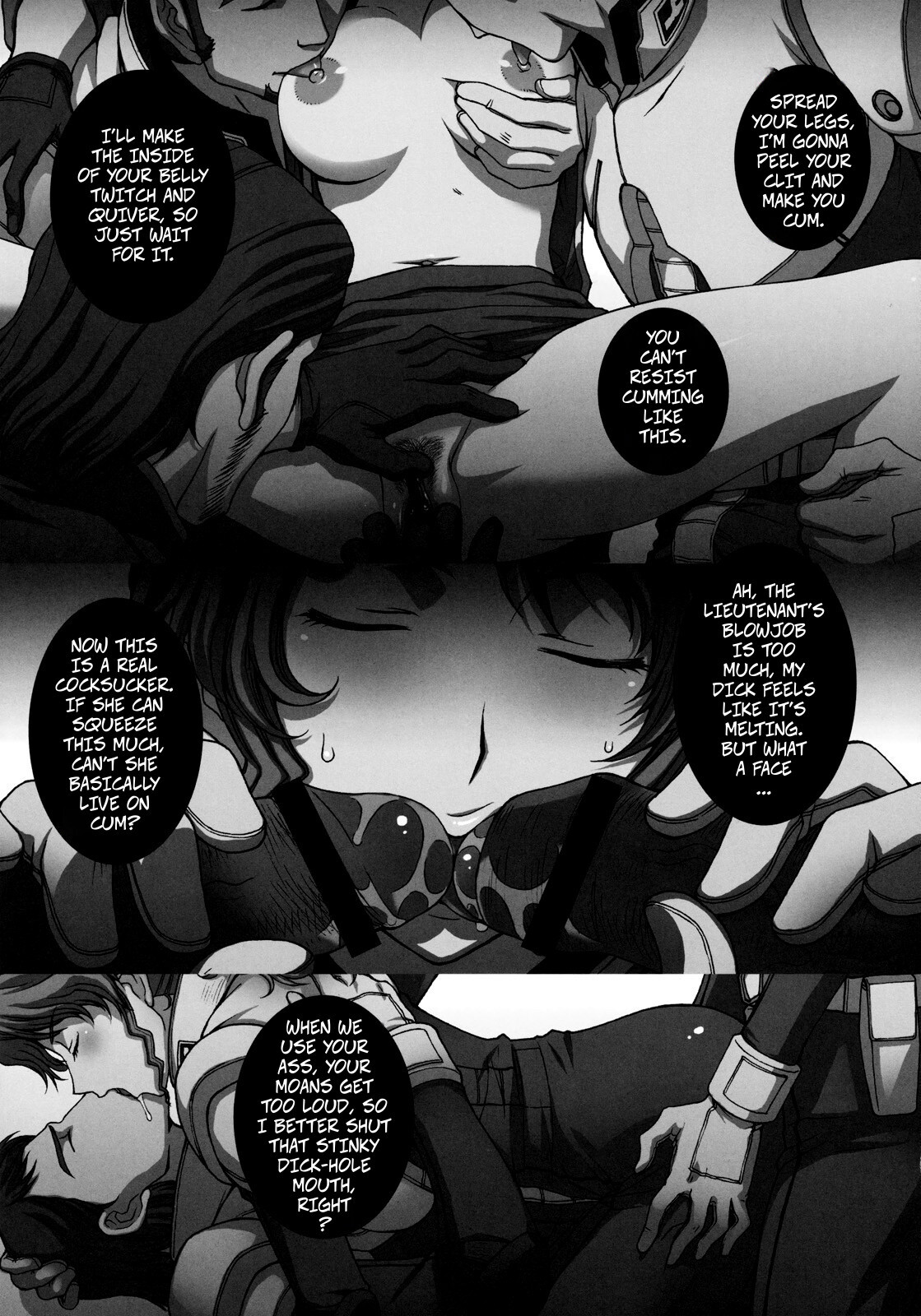 (C78) [Secret Society M (Kitahara Aki)] ZEON LostWarChronicles "The Invisible Knights Daily life" & "Jane Conty's Fall" (Mobile Suit Gundam: Lost War Chronicles) - Page 10