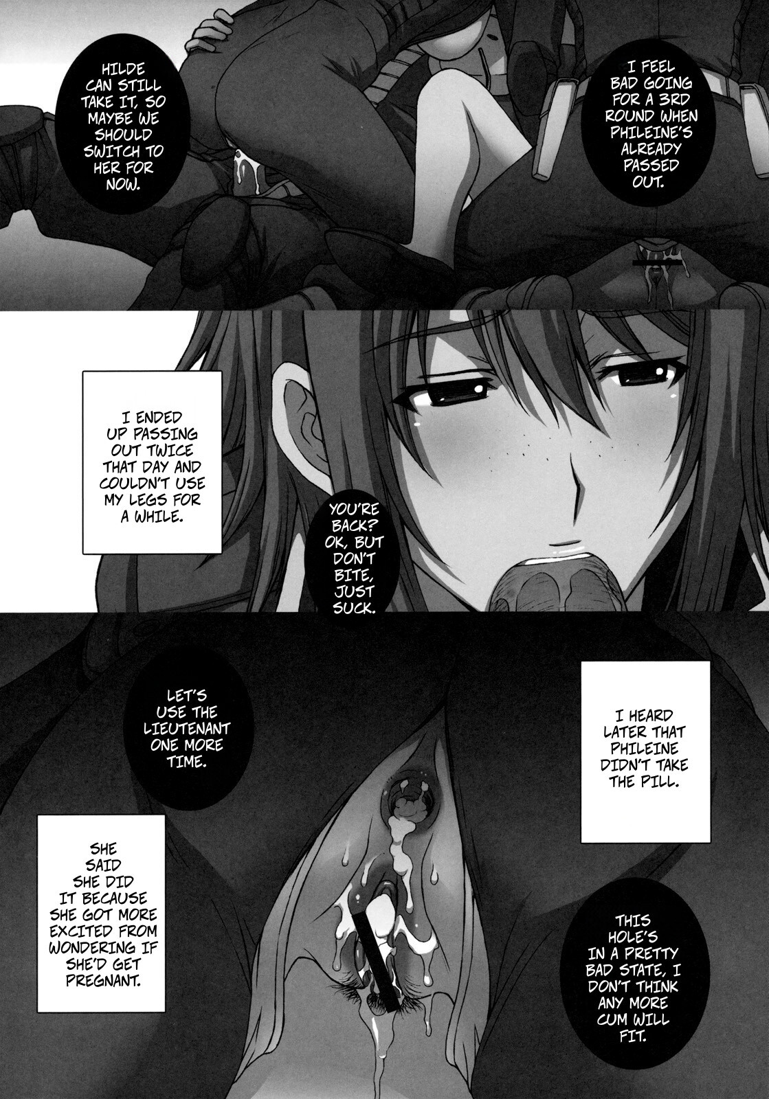 (C78) [Secret Society M (Kitahara Aki)] ZEON LostWarChronicles "The Invisible Knights Daily life" & "Jane Conty's Fall" (Mobile Suit Gundam: Lost War Chronicles) - Page 11