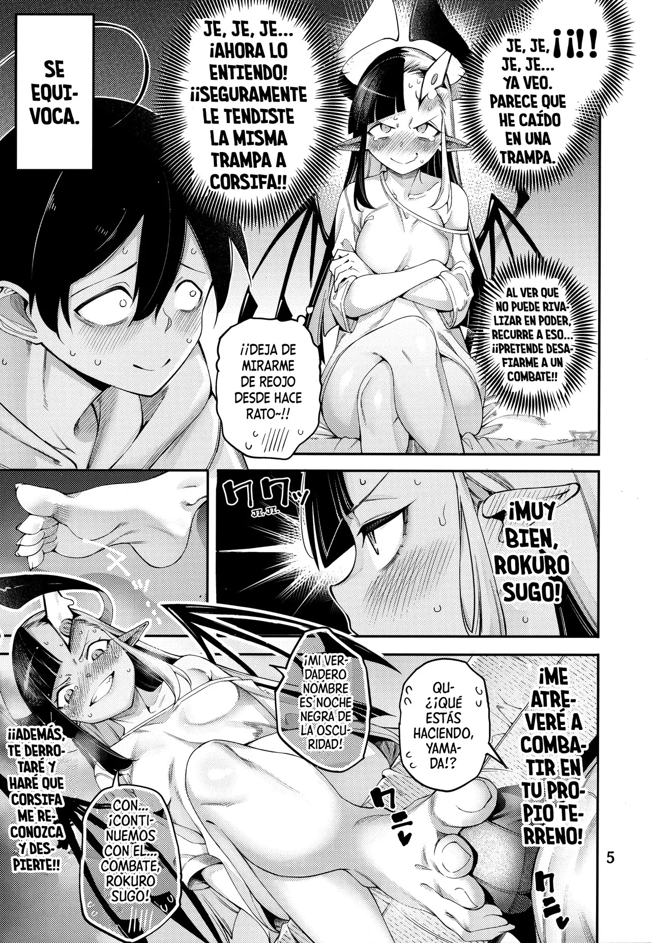 (C107) [Sourou Yarou A-Team (Tarakan)] Gome Debby Yamada Hen | Lo Siento, Debby - Edición Yamada (Debby the Corsifa wa Makezugirai) [Spanish] [Mister Nugget] - Page 6