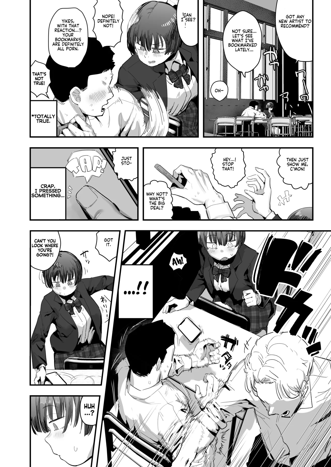 [Anon 2-okunen] Bokutachi, Seiheki Friend. ~Onna Tomodachi no Aidokusho wa Ore no Daisuki na 'Chin Kagi Ero Manga' deshita~ Zenpen | My best friend was into the "cock-sniffing doujin" that I love! And now we're pervy sex friends! Part 1 (No glasses) [English] [KM_42] - Page 3
