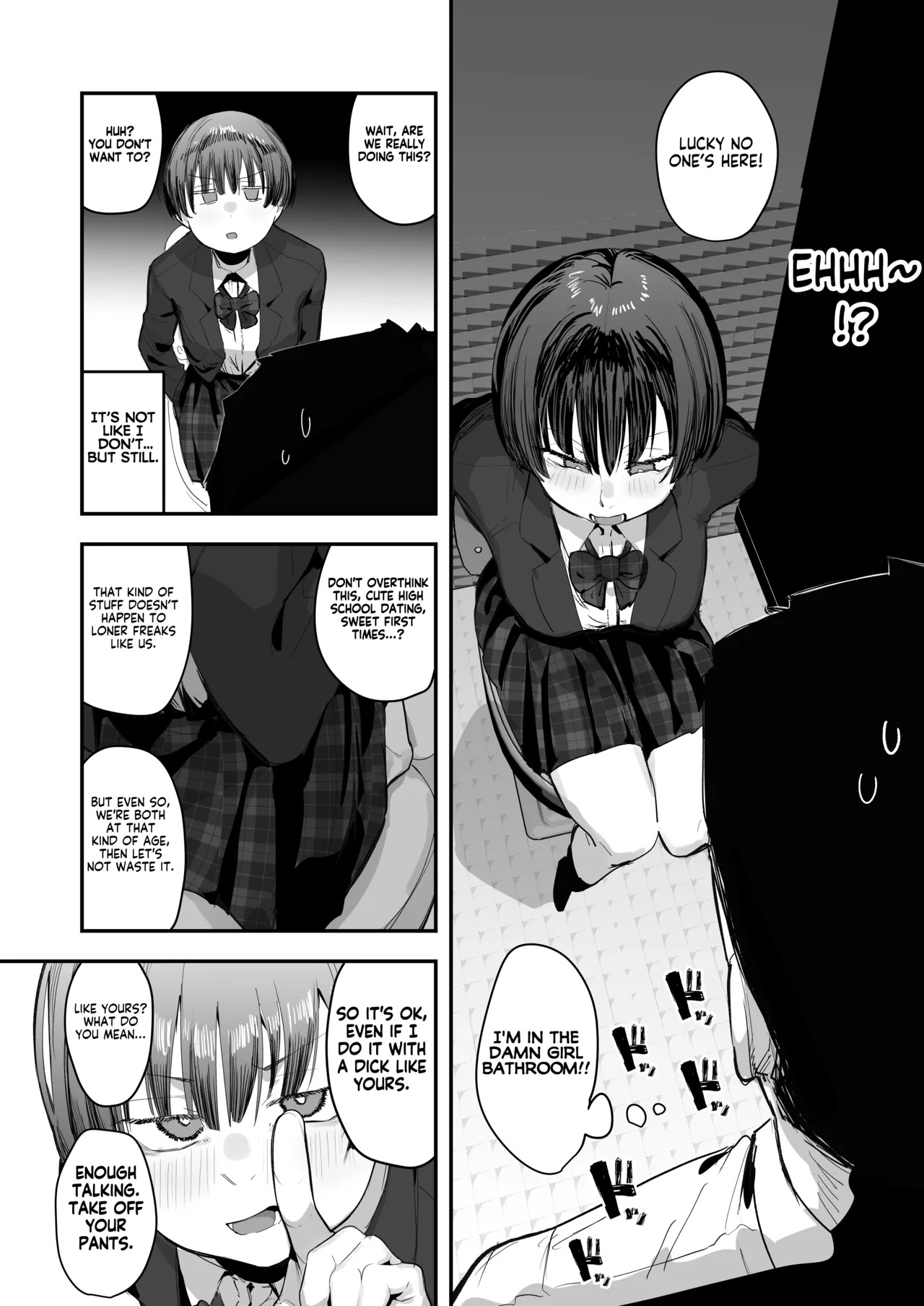 [Anon 2-okunen] Bokutachi, Seiheki Friend. ~Onna Tomodachi no Aidokusho wa Ore no Daisuki na 'Chin Kagi Ero Manga' deshita~ Zenpen | My best friend was into the "cock-sniffing doujin" that I love! And now we're pervy sex friends! Part 1 (No glasses) [English] [KM_42] - Page 9
