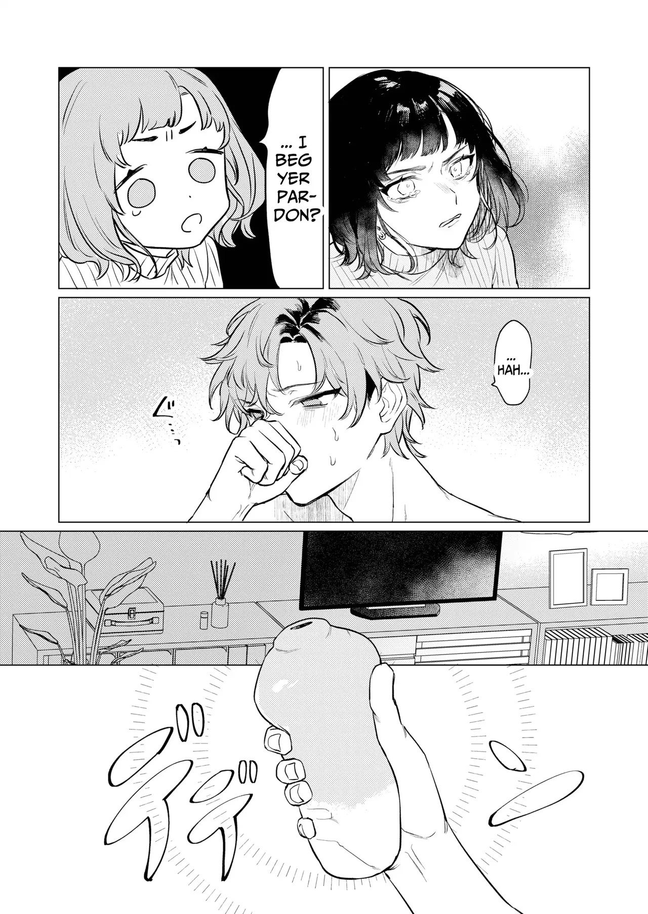 [THE WAIDAN (Sugino, Yasuda Meshimeshi)] Onaho nanka ni makehen mon! | I Ain't Losin' To Some Cock Sleeve! [English] [Nameless] [Digital] - Page 12