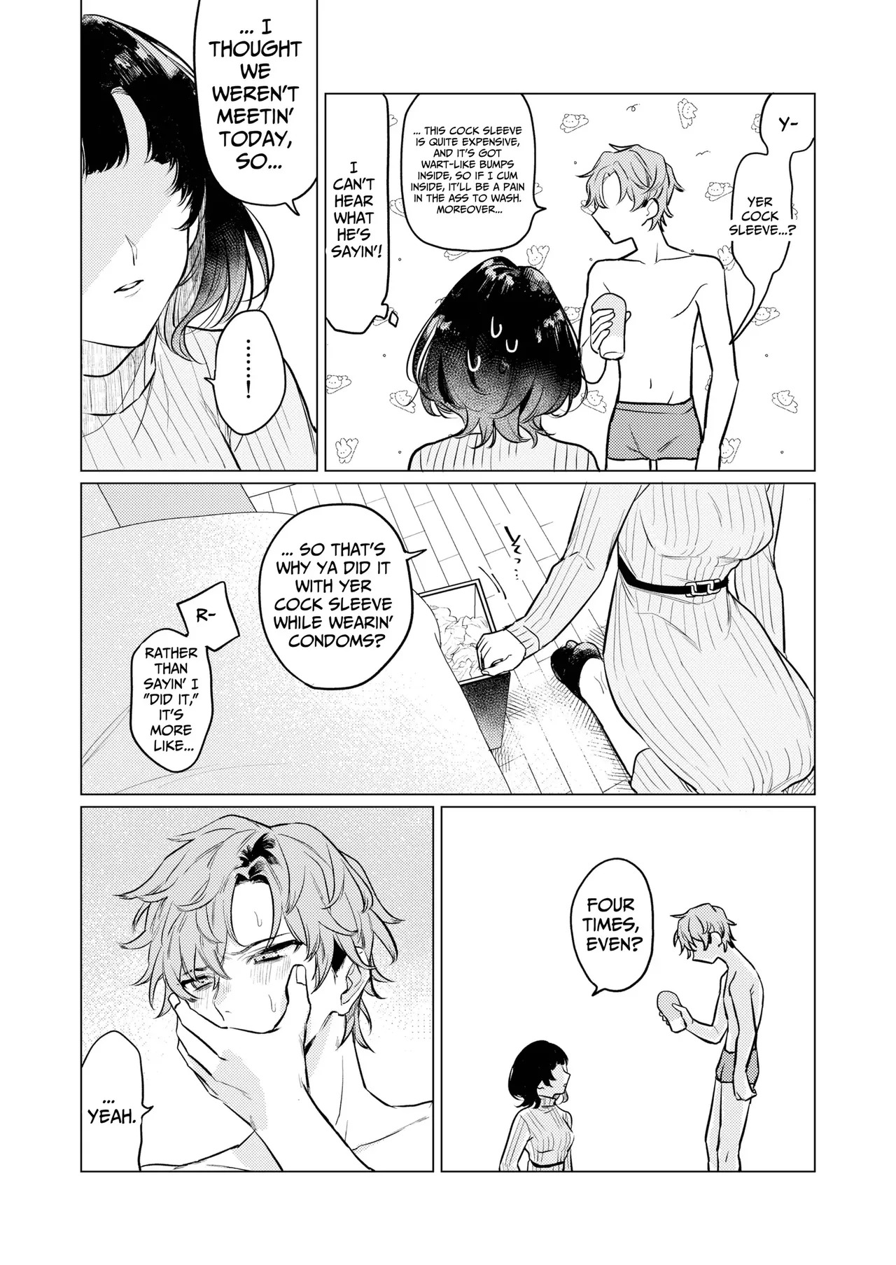 [THE WAIDAN (Sugino, Yasuda Meshimeshi)] Onaho nanka ni makehen mon! | I Ain't Losin' To Some Cock Sleeve! [English] [Nameless] [Digital] - Page 13