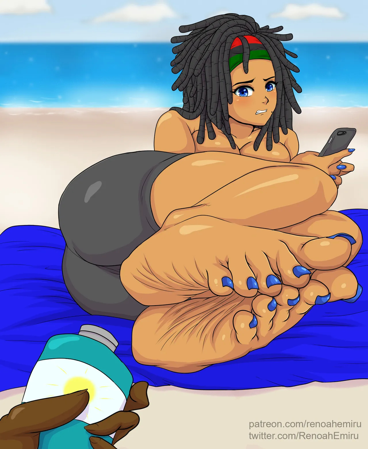 [RenoahEmiru] Kaori (OC) Beach Day - Page 9