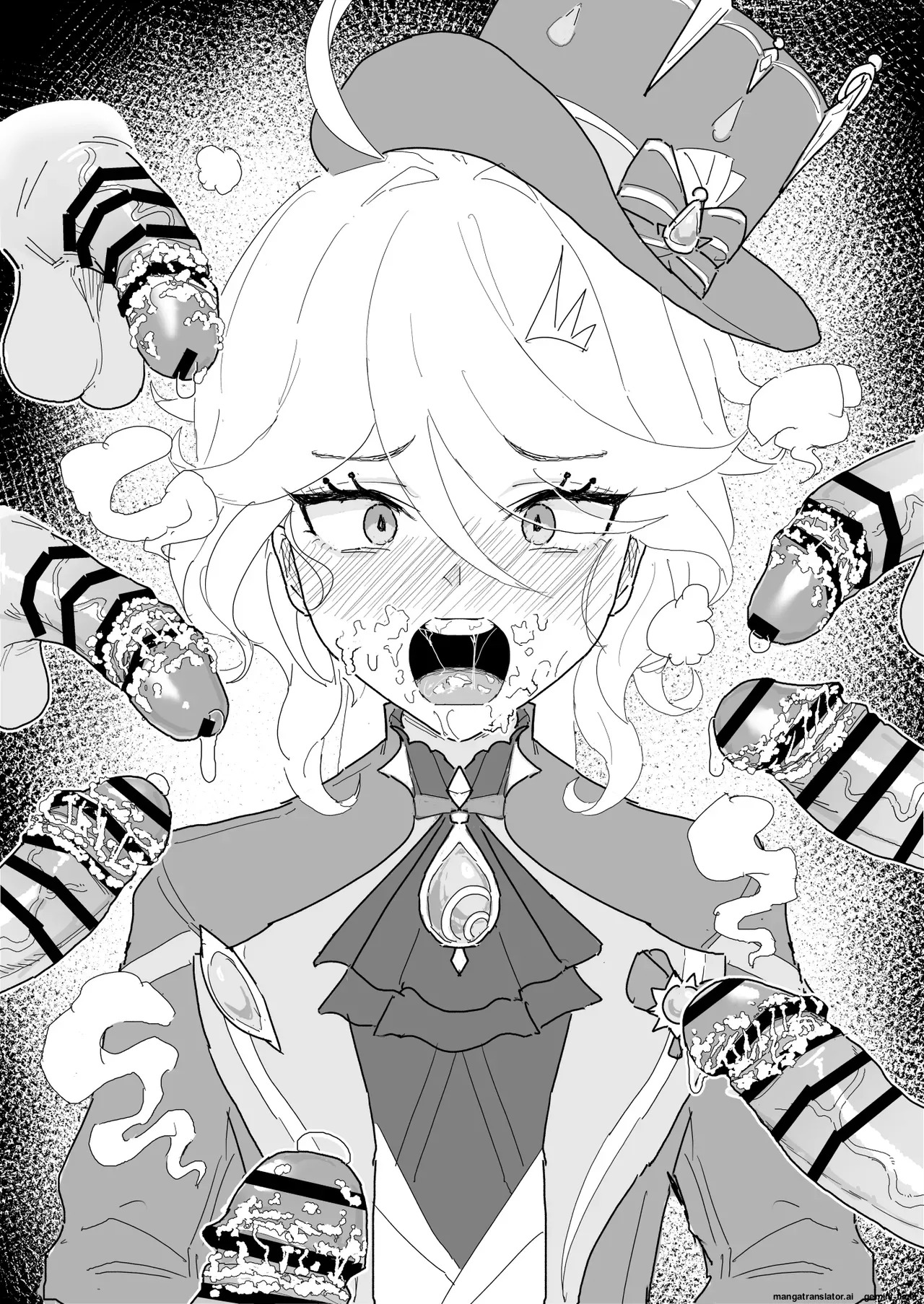[Chiratsuki Silhouette (Yuuki Fuumi)] Semen Element Explosion! Dick Smegma, Dick Sniffing, Bukkake, Burp Collection [English] - Page 210