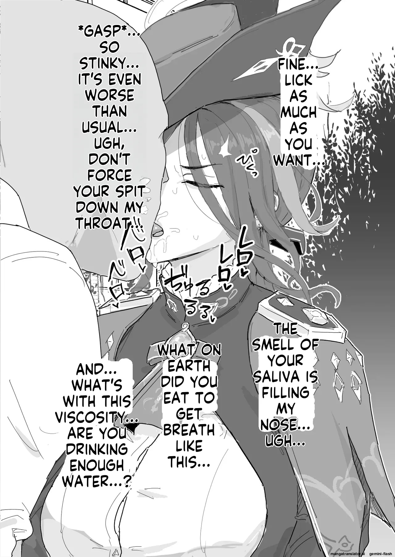 [Chiratsuki Silhouette (Yuuki Fuumi)] Semen Element Explosion! Dick Smegma, Dick Sniffing, Bukkake, Burp Collection [English] - Page 48