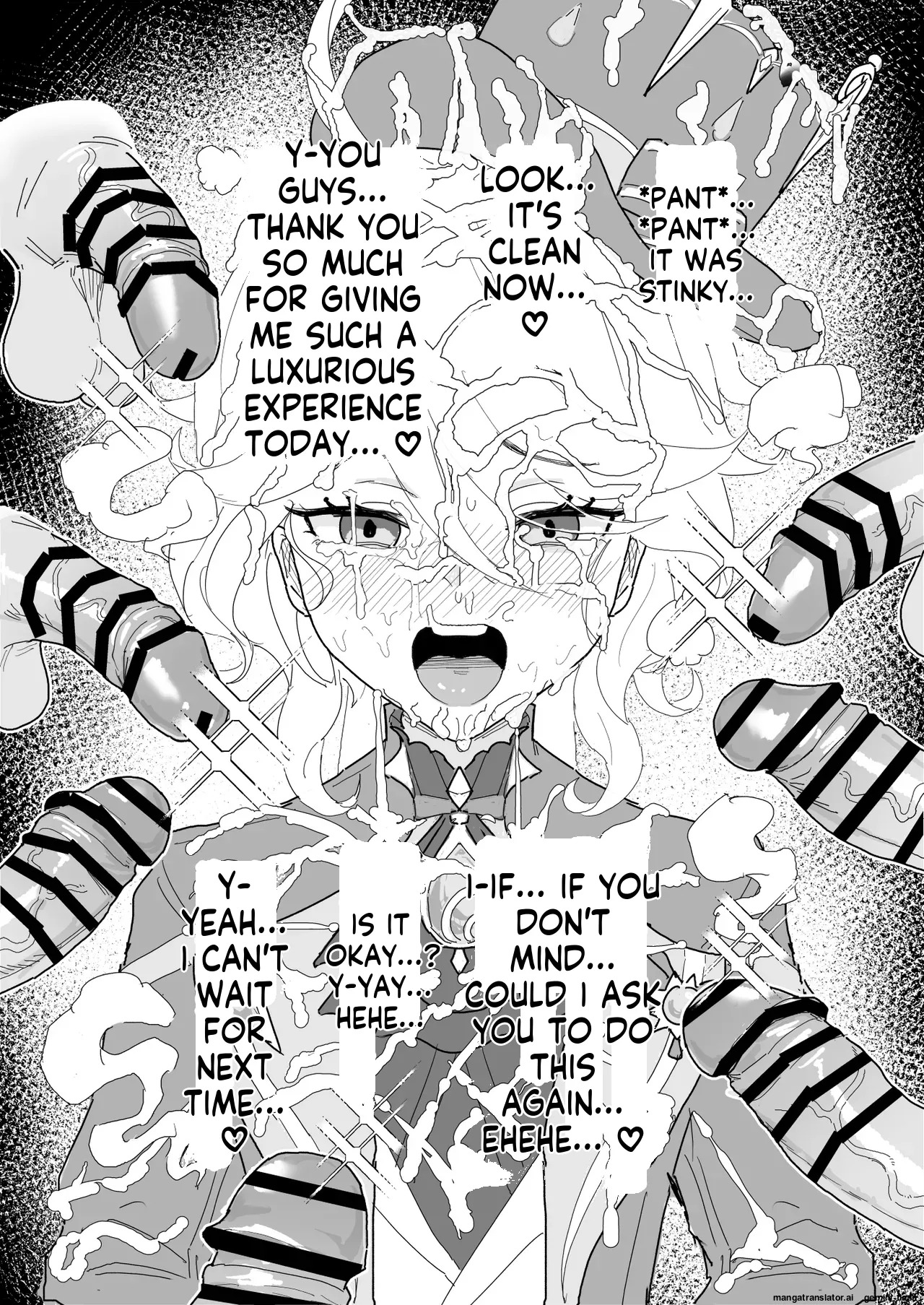 [Chiratsuki Silhouette (Yuuki Fuumi)] Semen Element Explosion! Dick Smegma, Dick Sniffing, Bukkake, Burp Collection [English] - Page 93