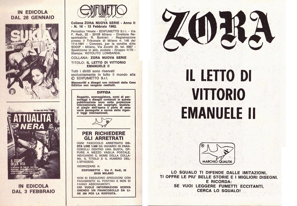 Zora 236 Nuova Serie a2 n16 - The bed of King Vittorio Emanuele II [italian] - Page 2