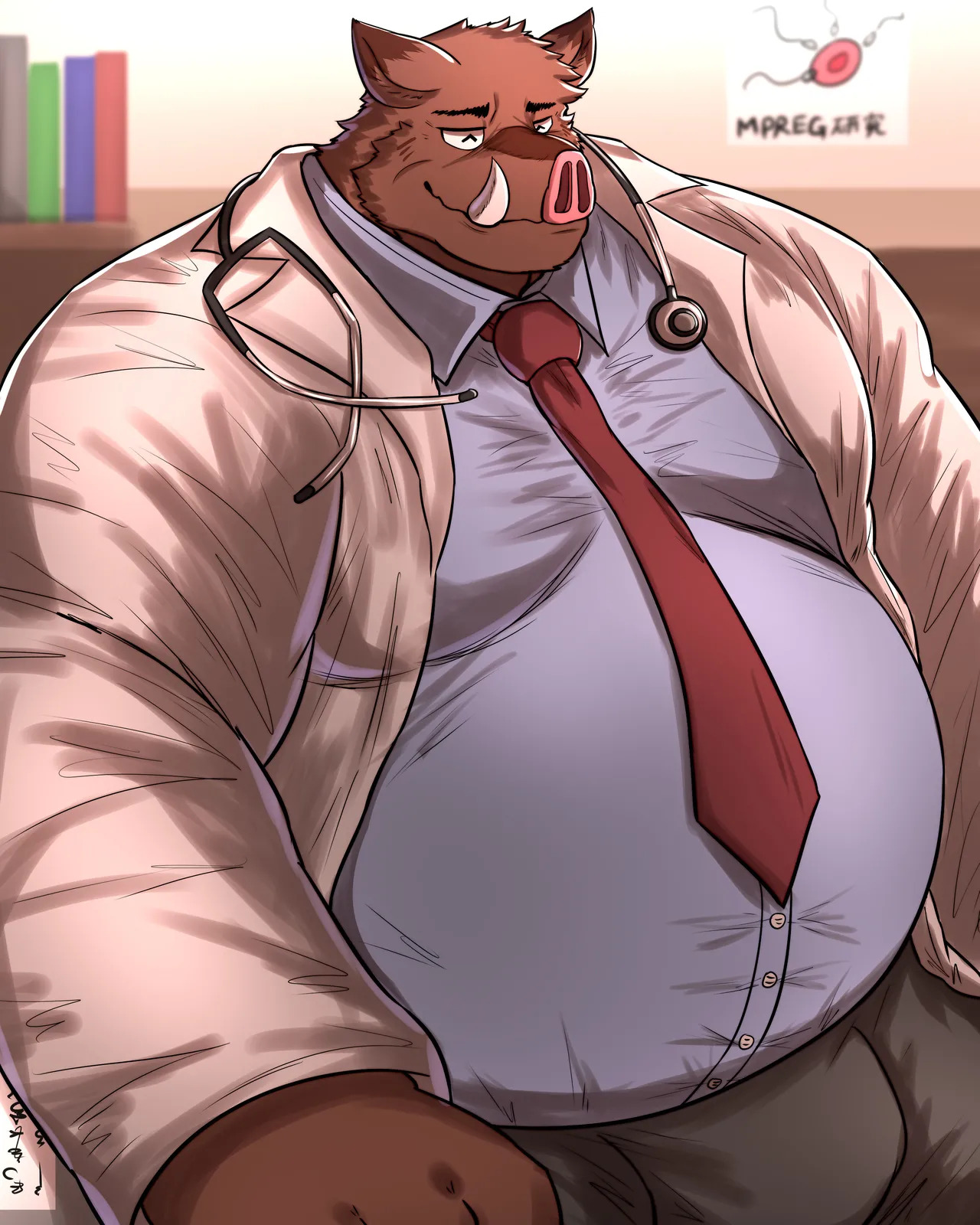 [Higirai] The pregnancy Boar Doctor (English) - Page 17