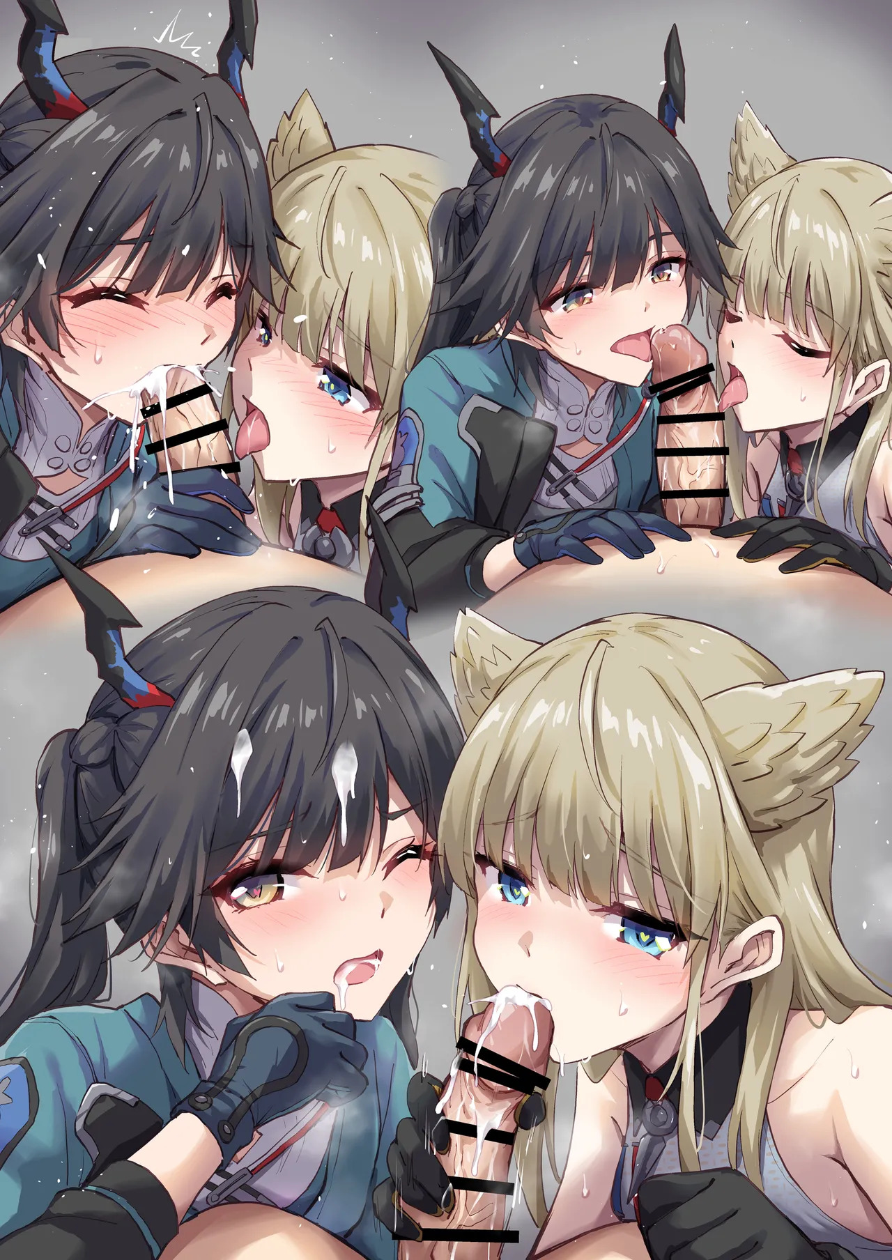 [まるごし] ペリカとチェンとイチャラブ3P (アークナイツ:エンドフィールド) - Page 10