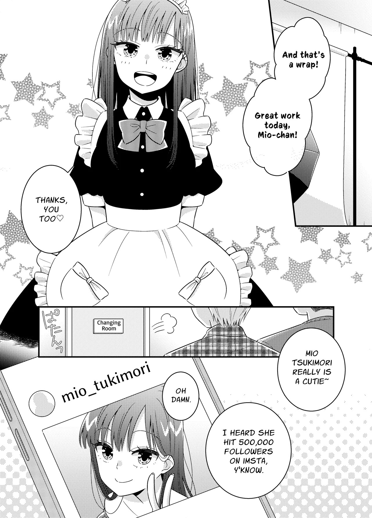 [P&I (Baapi)] Ninki JK Model Kakushidori Sarete Oppai Marudashi | Popular Model's Peep Photo Breast Exposure [English] [Cunny Garden] - Page 2