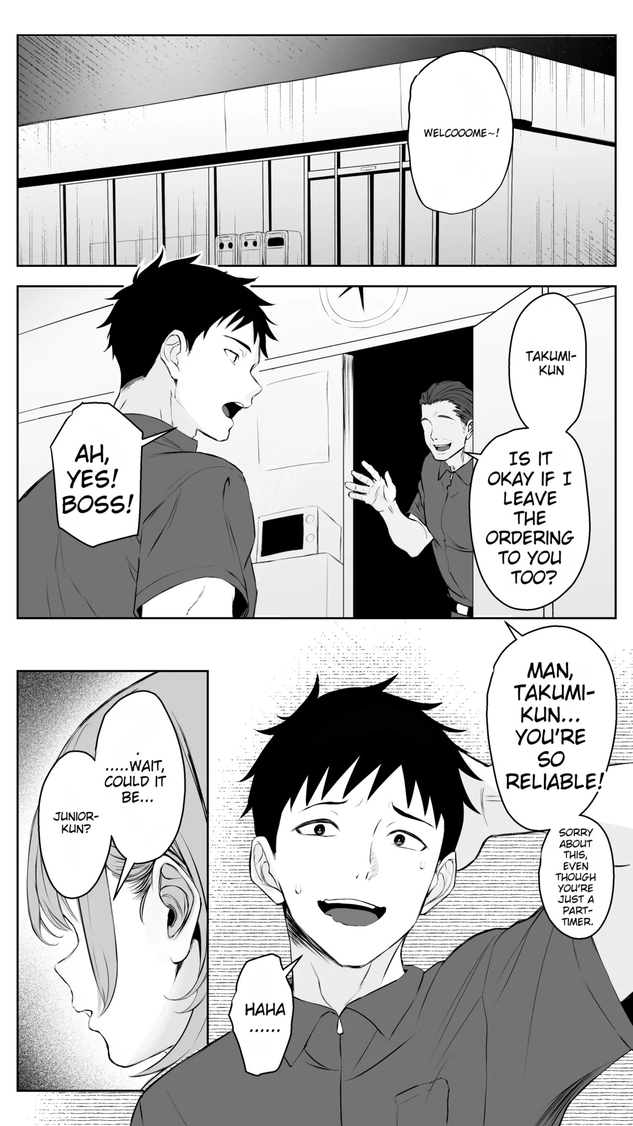 [Butter Drip] Kareshi ni Betabore Chuu no Gal Senpai ga, Ore to Tsukiau made - Be my girlfriend! Rio-senpai! [English][MTL] - Page 2