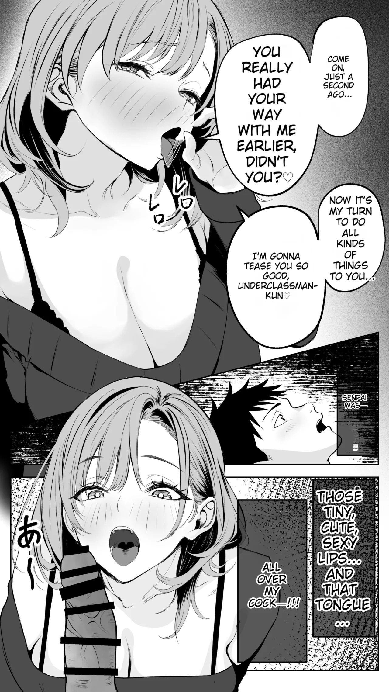 [Butter Drip] Kareshi ni Betabore Chuu no Gal Senpai ga, Ore to Tsukiau made - Be my girlfriend! Rio-senpai! [English][MTL] - Page 48