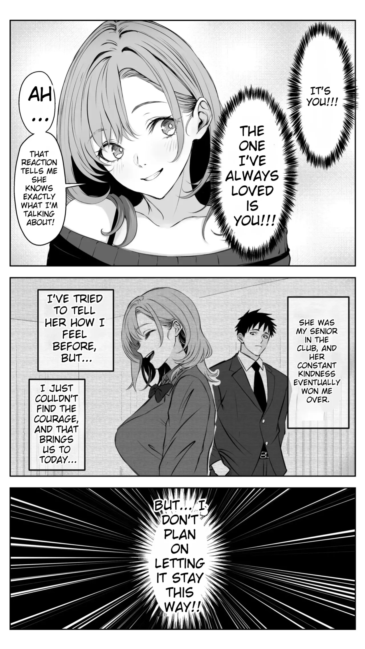 [Butter Drip] Kareshi ni Betabore Chuu no Gal Senpai ga, Ore to Tsukiau made - Be my girlfriend! Rio-senpai! [English][MTL] - Page 5