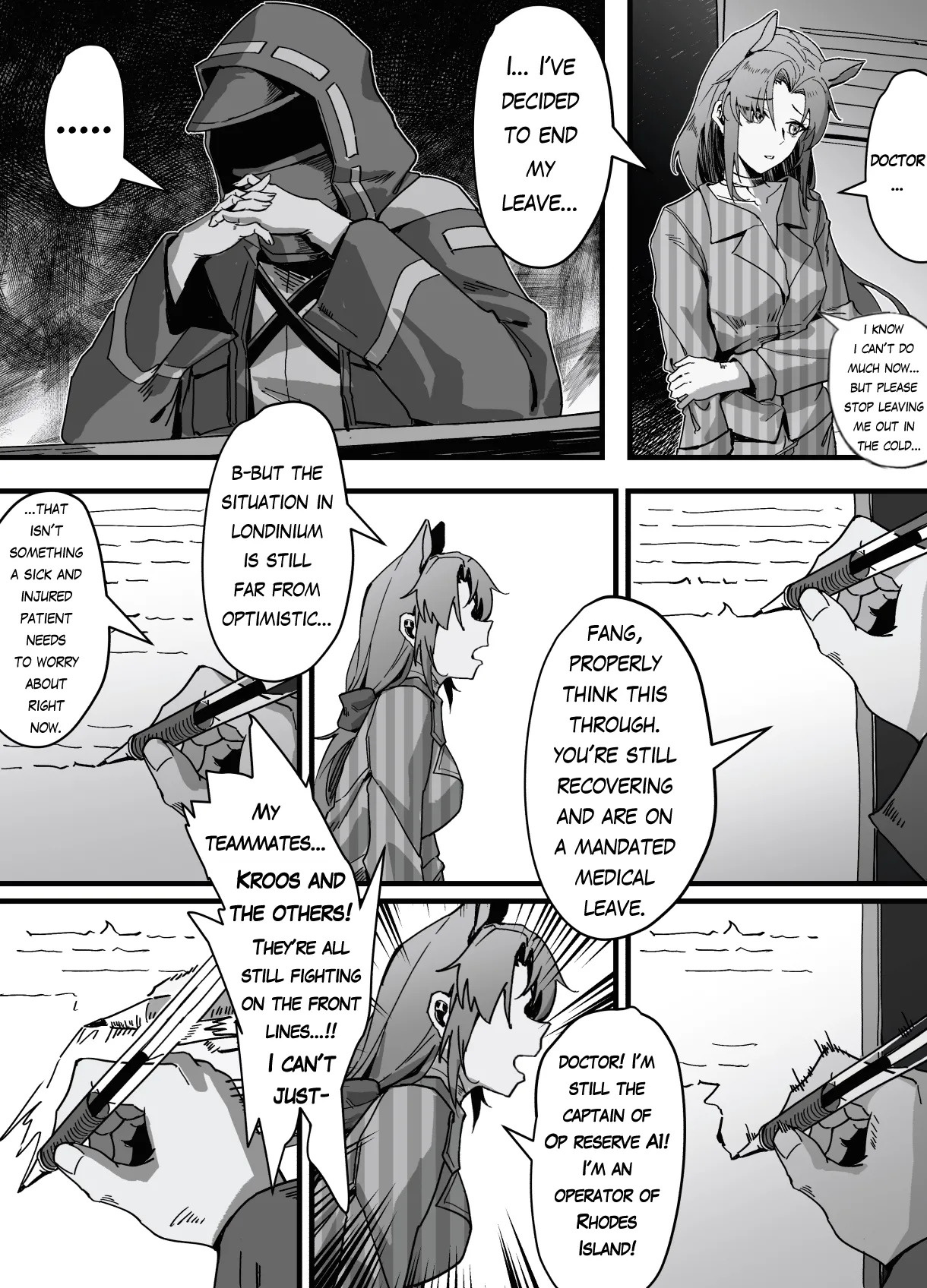 [KnightFault・陆凌Jerry] Fang's post-war trauma (Arknights) [English] [RagsSgar_Translations] - Page 8