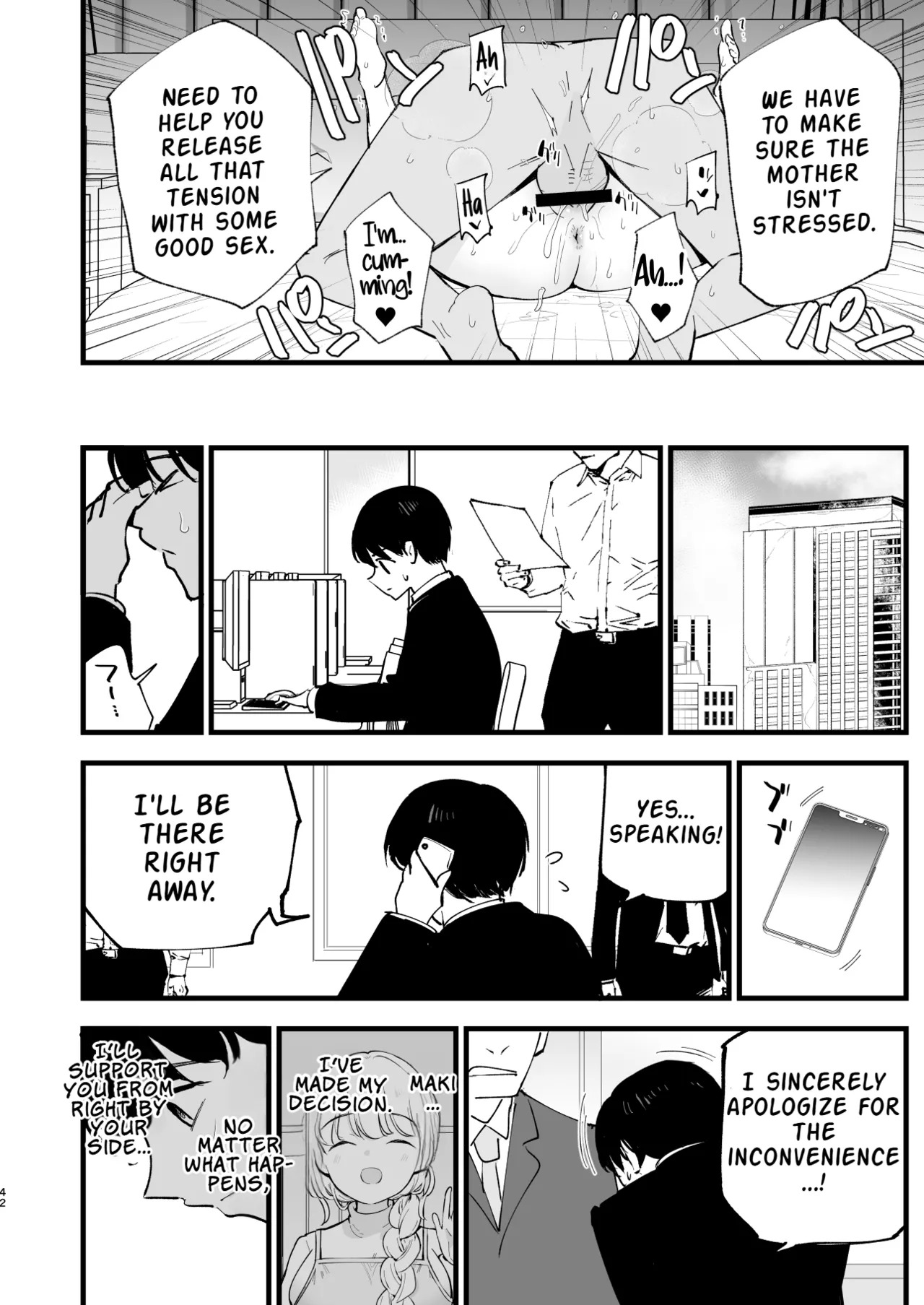 [Shironegiya (miya9)] Boku no Kanojo wa Cafe Tenin 3 ~Haramaserarete~ | My Girlfriend is a Cafe Waitress 3 ~Getting Impregnated~ [English] [LKK•Scans] [Digital] - Page 41