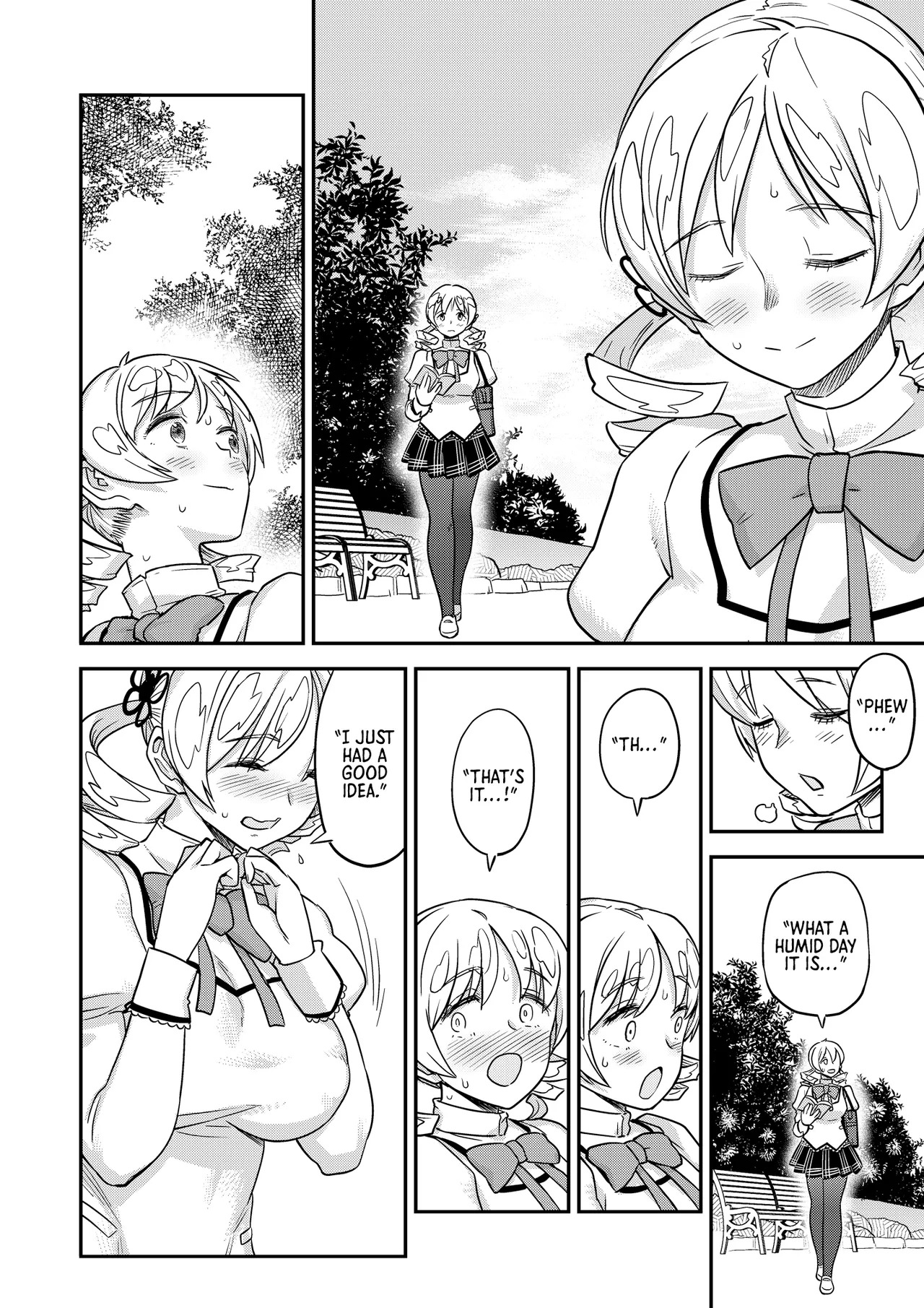Roshutsu Chikan Masukaki Benjo | Perverted Exhibitionist Male Masturbator Toilet Girl (Puella Magi Madoka Magica) [English] [Morally Bankrupt Wizard Translations] [Digital] - Page 6