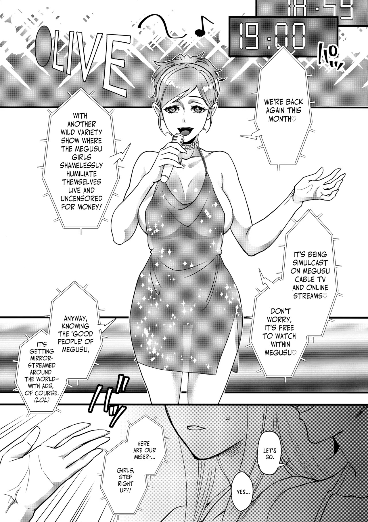 (C93) [Pish Lover (Amatake Akewo)] Tanoshi Hazukashi Variety | Fun & Shame Game Show [English] - Page 4