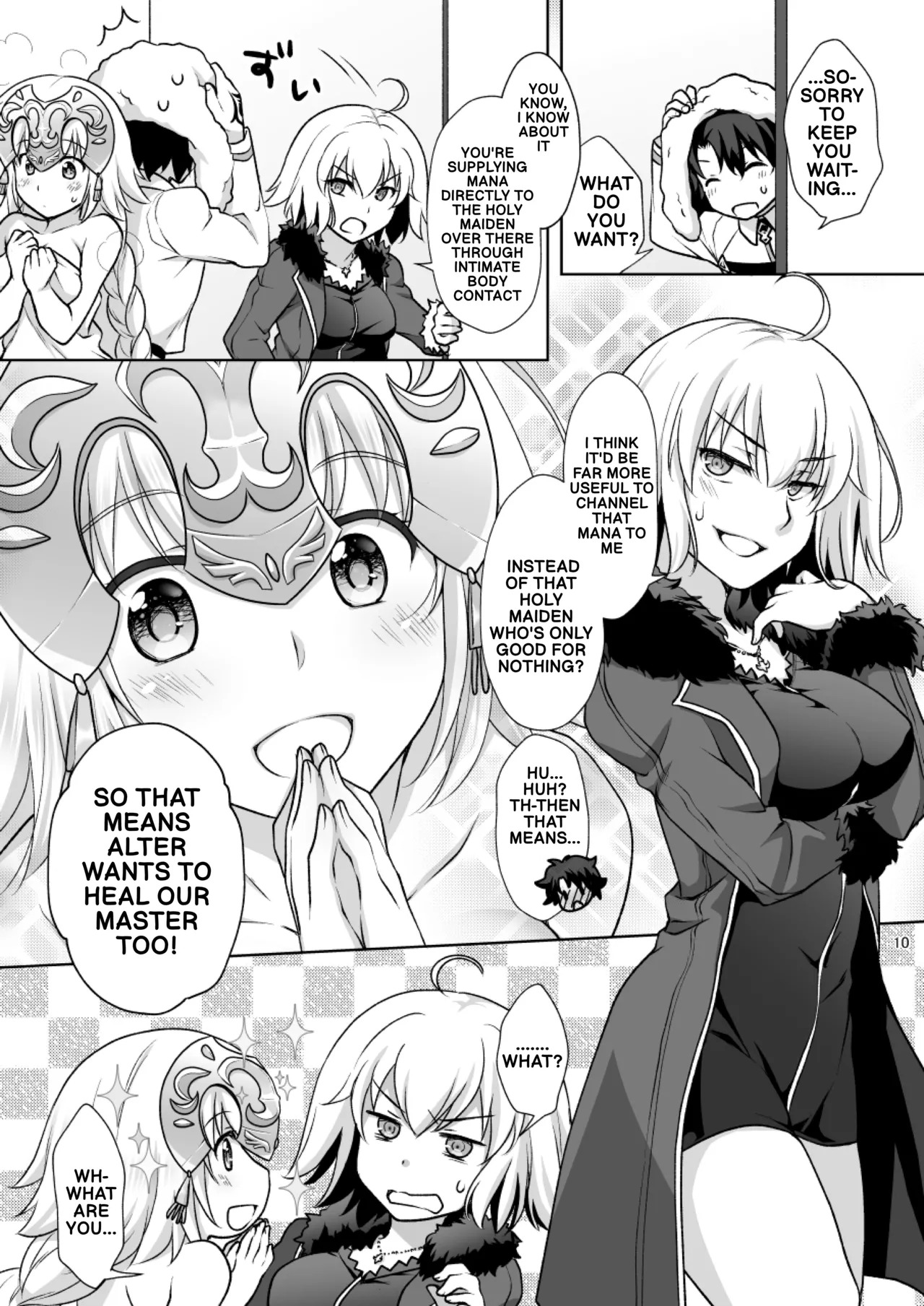 [Marimoya (Mori Marimo)] Chaldea Girls Collection double Jeanne serving as maids (FateGrand Order) [Digital] (English) - Page 9
