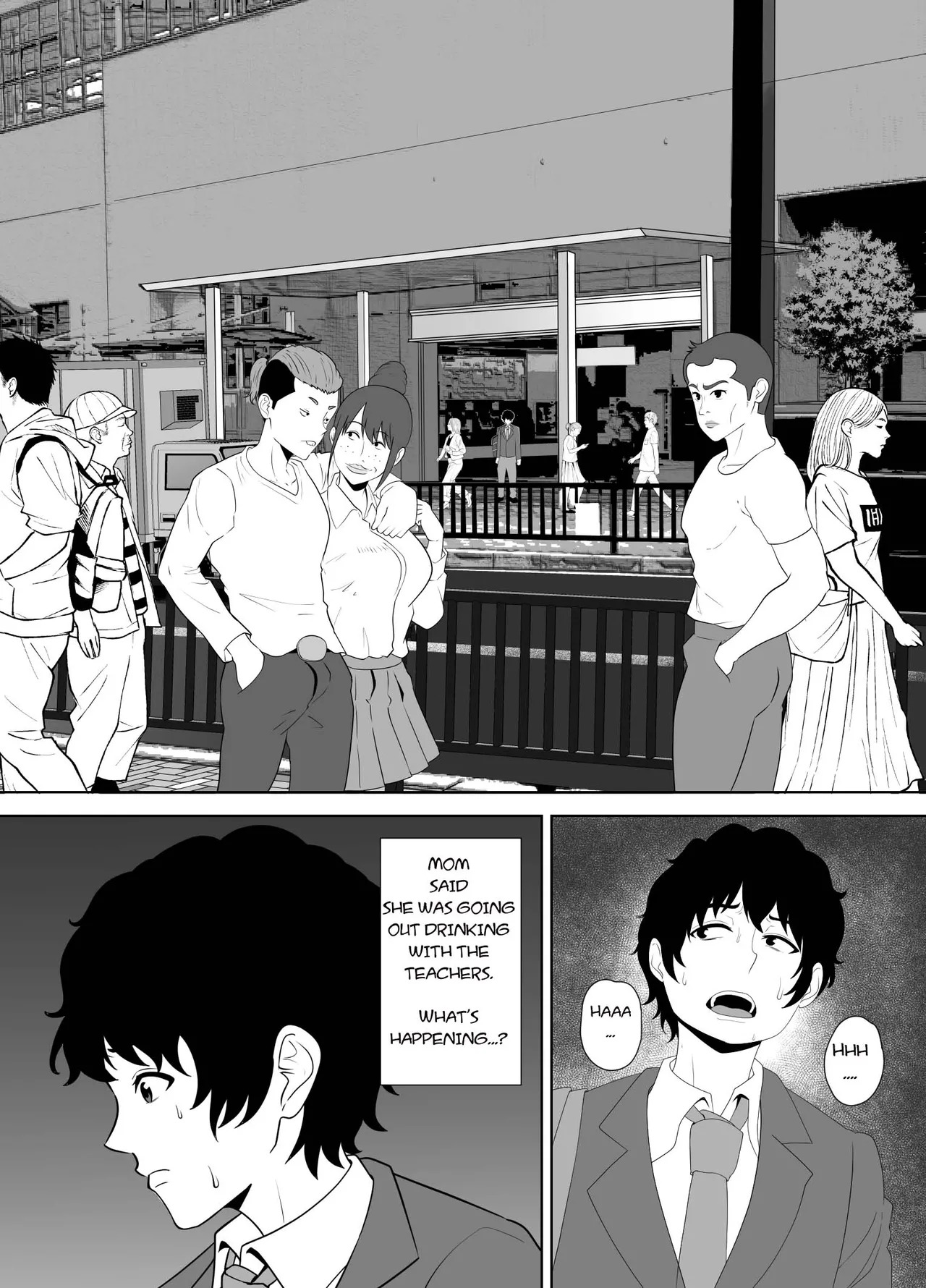 [Studio Macaron (Moeyama P-Man)] Houkago ni Ochita Haha - SmaPho ni Nokosareta Kiroku | Fallen mother after school [Engslish] [toidaden] - Page 18