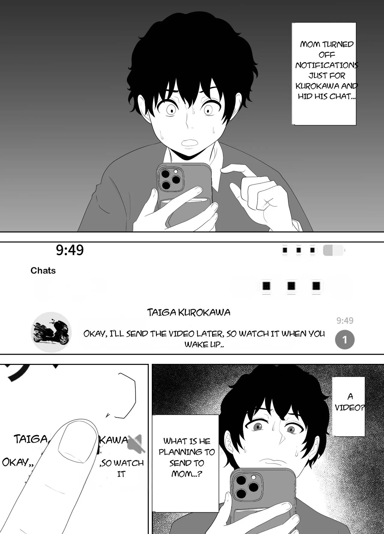 [Studio Macaron (Moeyama P-Man)] Houkago ni Ochita Haha - SmaPho ni Nokosareta Kiroku | Fallen mother after school [Engslish] [toidaden] - Page 27