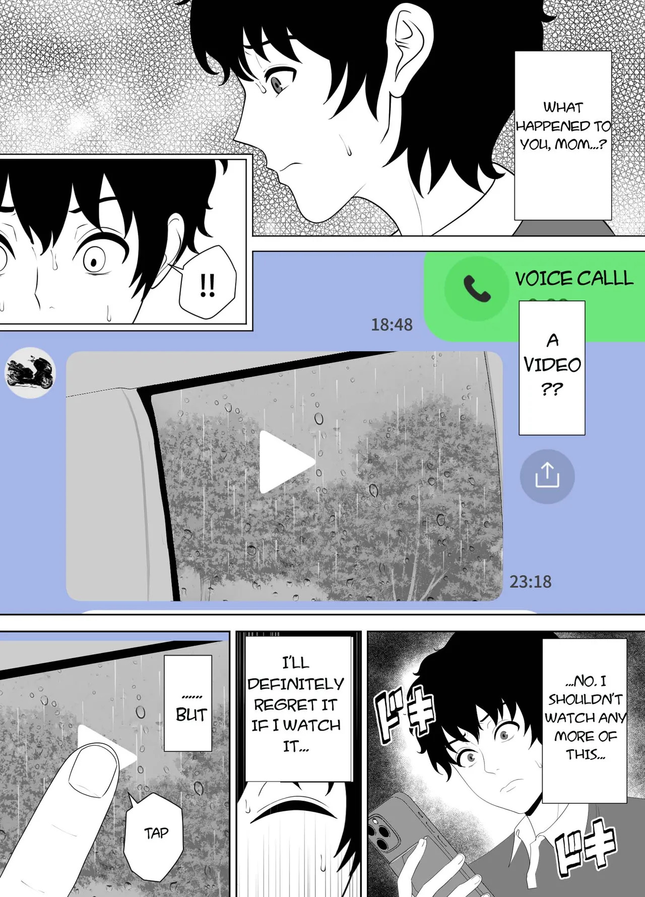 [Studio Macaron (Moeyama P-Man)] Houkago ni Ochita Haha - SmaPho ni Nokosareta Kiroku | Fallen mother after school [Engslish] [toidaden] - Page 51